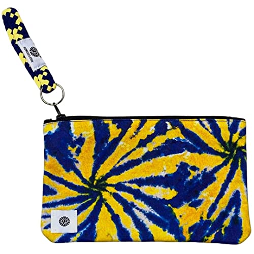 Yellow/Navy Tie Dye