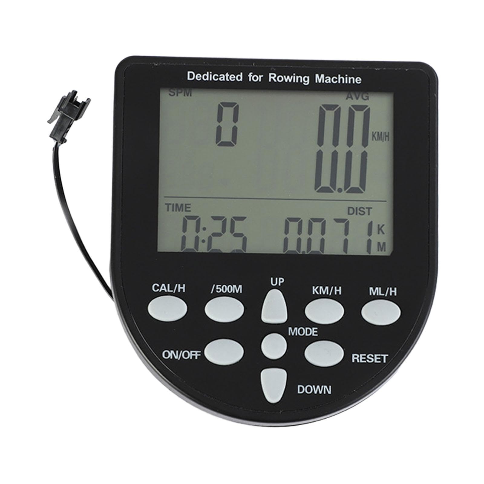 Premium Digital Rowing Machine Counter for Indoor Bikes, Treadmills & Exercise Equipment - Track Workouts for Home Gym & Cardio Training