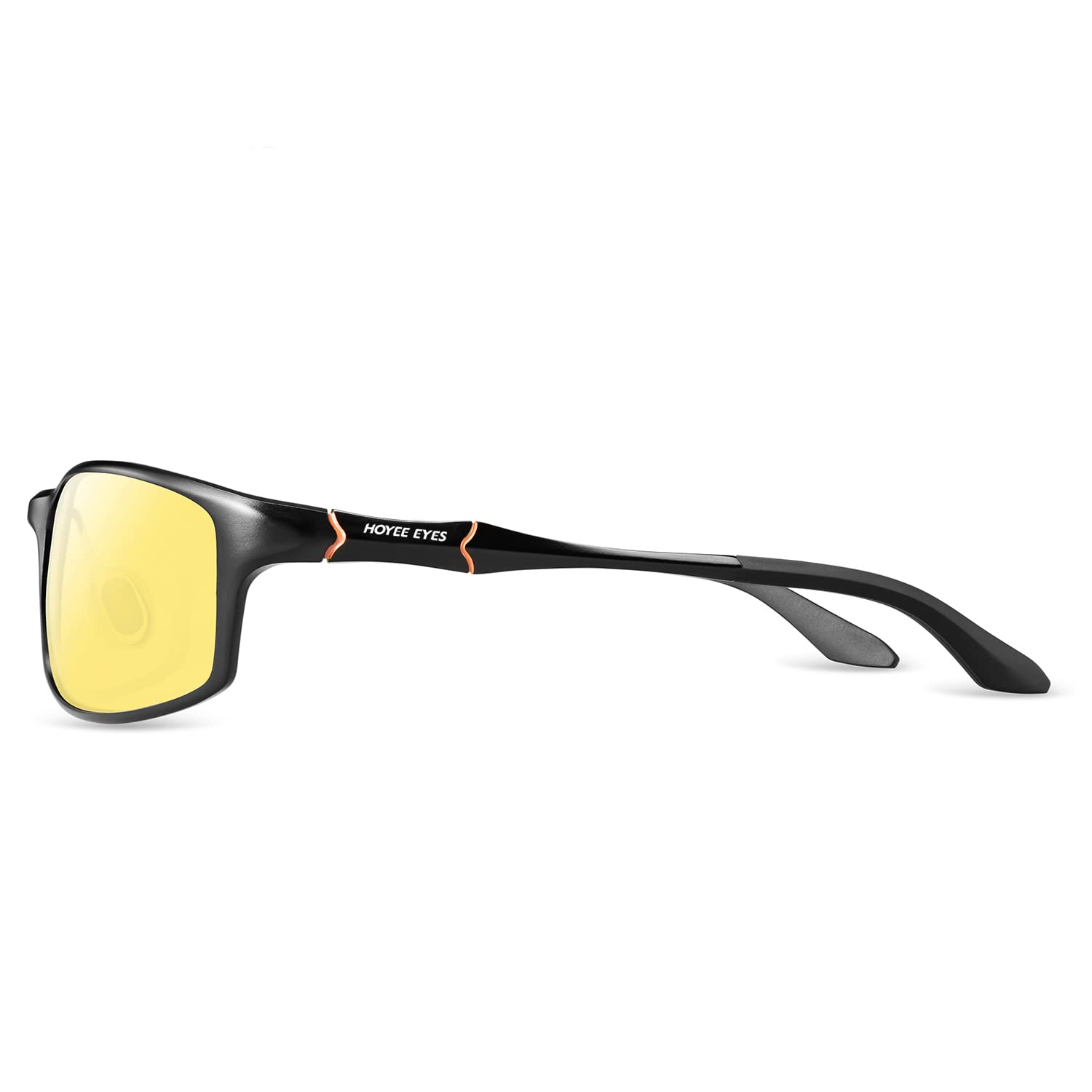 Night Driving Glasses for Men - Anti Glare Polarized Lenses for Night Vision & Reduced Blindness - Perfect for Safe Nighttime Driving & Low Light Conditions