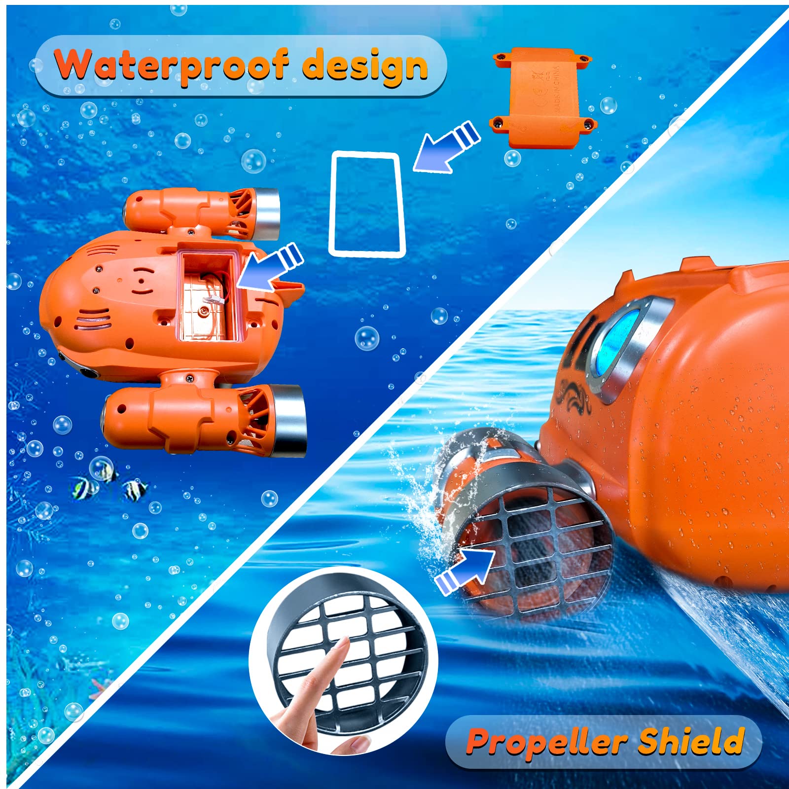 **VINTOP Remote Control Boat for Kids - 2.4GHz RC Spray Gas Boat with Rechargeable Battery, Water Toys for Ages 6-12, Light-Up Indoor & Outdoor Summer Fun, Birthday Gift for Boys & Girls - Perfect for Pool, Lake, and Beach Play**