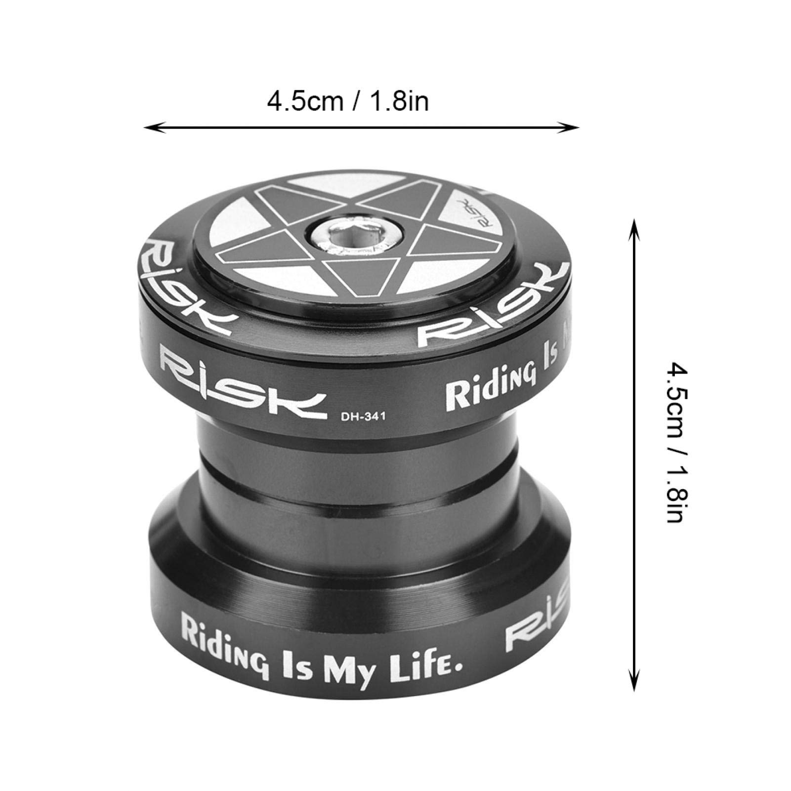 High Precision CNC Machined 34mm Bike Headset Bearing - Aluminum Alloy Fork Bearings for Mountain & Road Bikes | Durable Bicycle Headset for Smooth Steering & Enhanced Cycling Performance