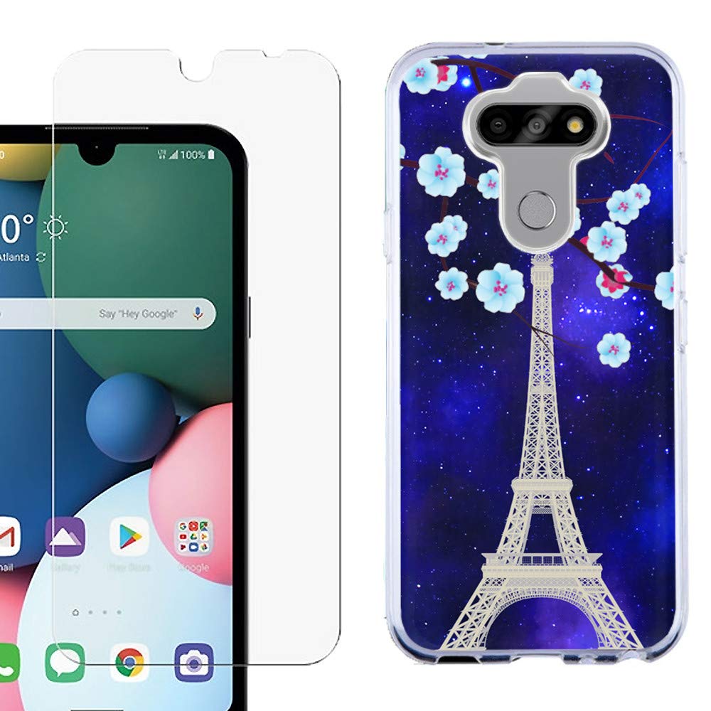 Slim TPU Case for LG Tribute Monarch with Screen Protector - Travel Protection