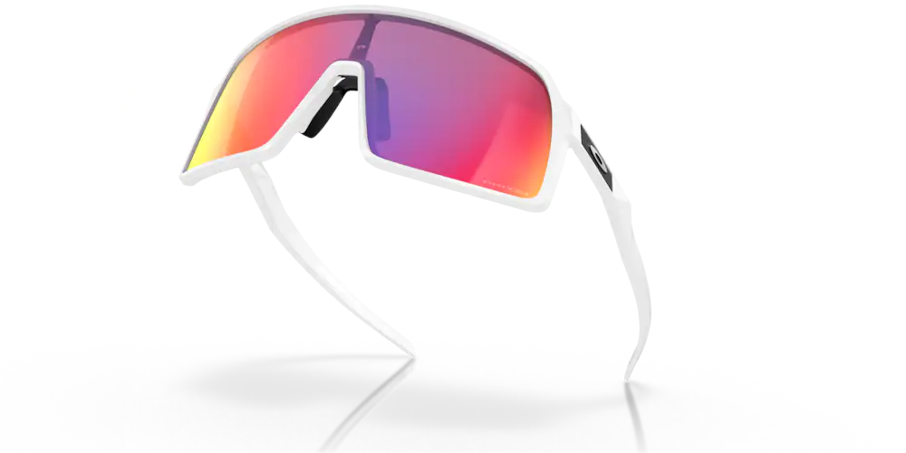 Oakley Sutro S Matte White Sunglasses with Prizm Road Lenses - Cycling, Running & Outdoor Sports Eyewear