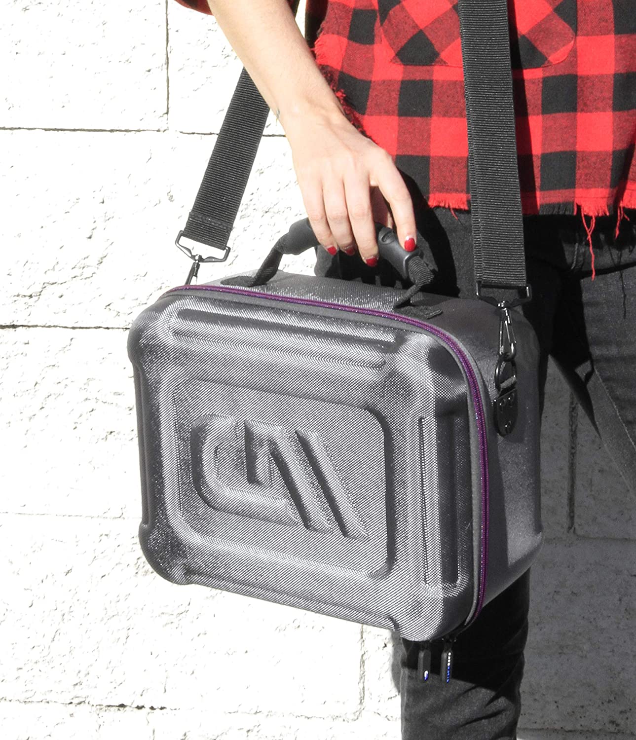 CASEMATIX Protective Carrying Case for Meeting Owl Pro & Owl Camera 360 - Durable Travel Storage Bag for Video Conference Accessories - Perfect for Business Meetings, Remote Work & Office Use