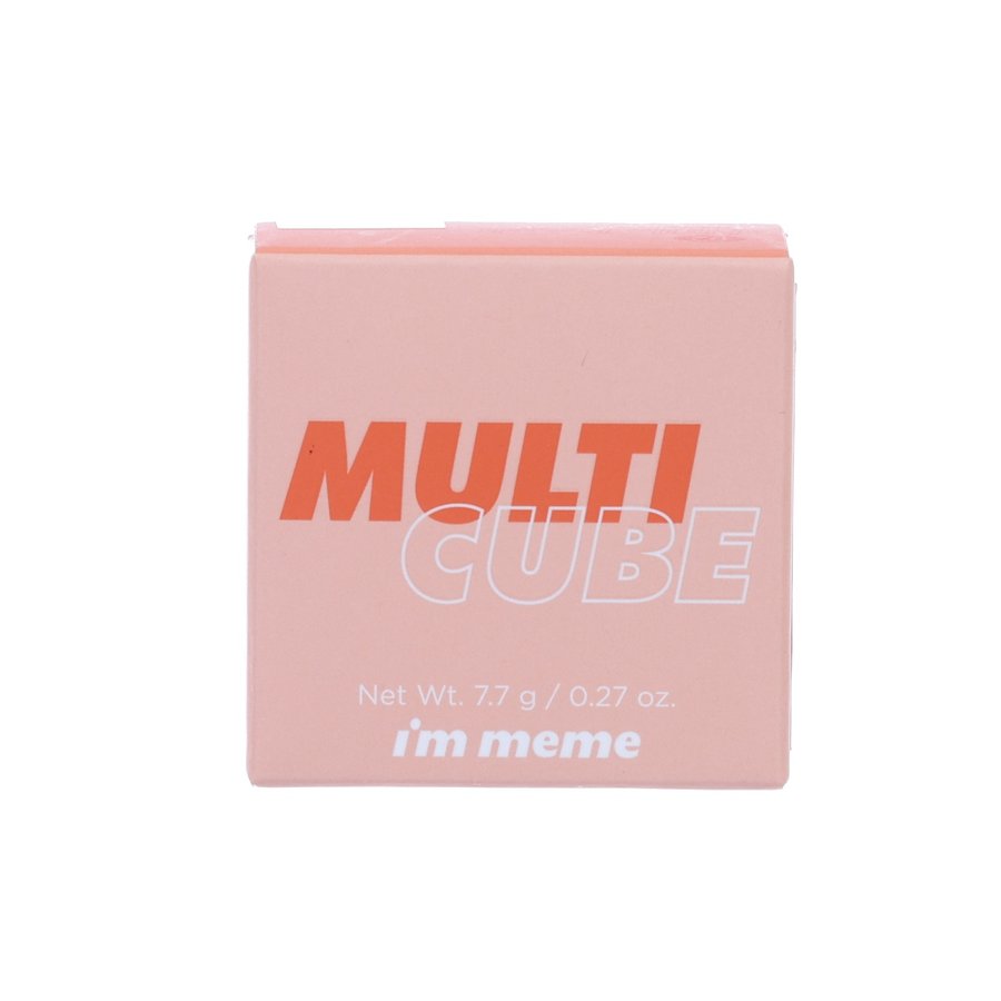 I'M MEME Multi Cube Blush - Hello Peach 02 (32g) | Buildable & Blendable Powder Blush for a Natural Flush | Perfect for Everyday Wear & Special Occasions