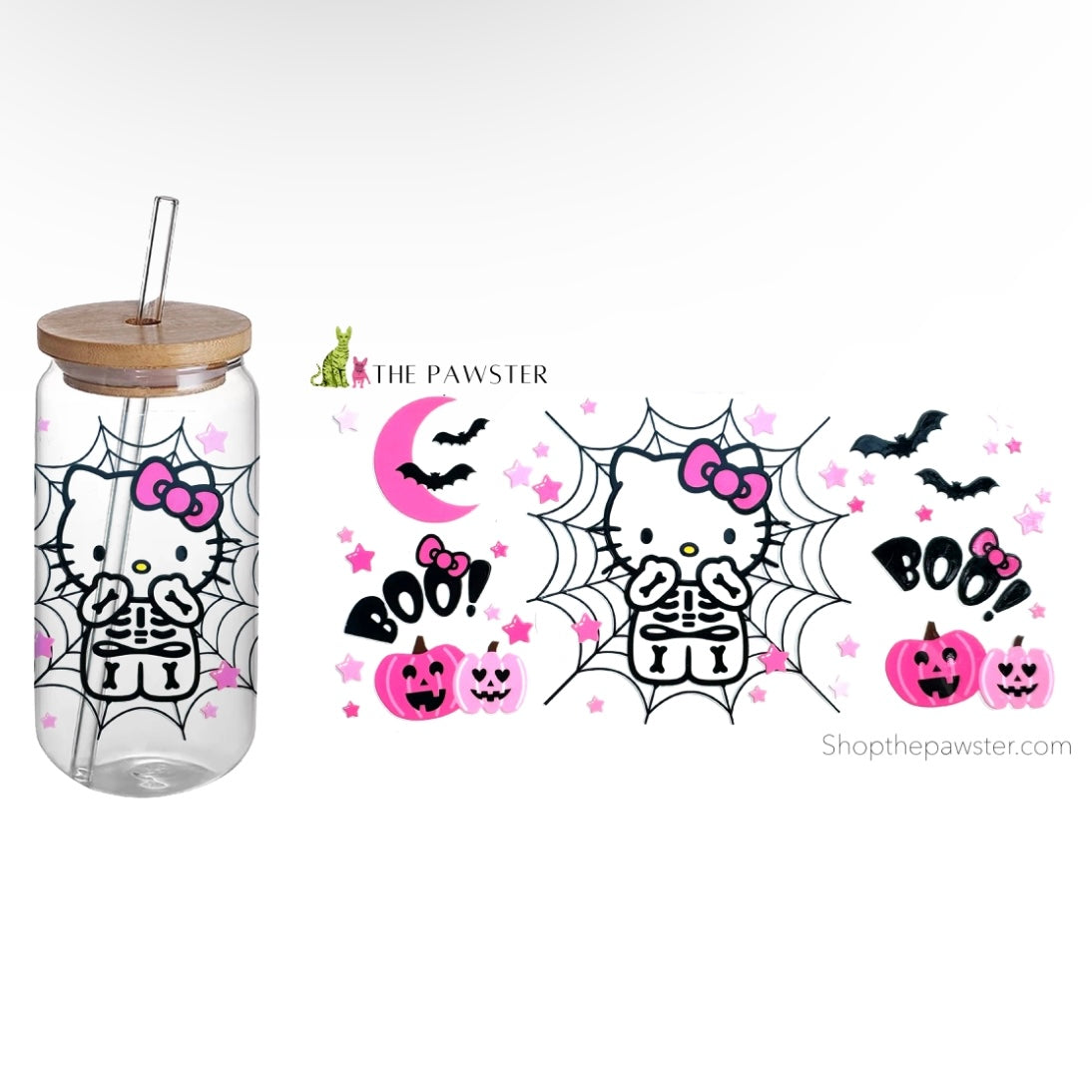 16oz HK Boo Insulated Cup Wrap - Cute & Durable Sleeve for Hot/Cold Drinks - Perfect for Coffee, Tea, Smoothies & Bubble Tea - Ideal for Office, Travel & Gifts