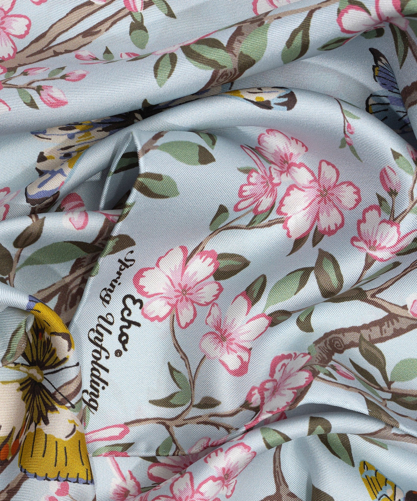 Elegant Spring Unfolding Silk Oblong Scarf - Lightweight Fashion Accessory for Women - Perfect for Office, Party & Travel Outfits