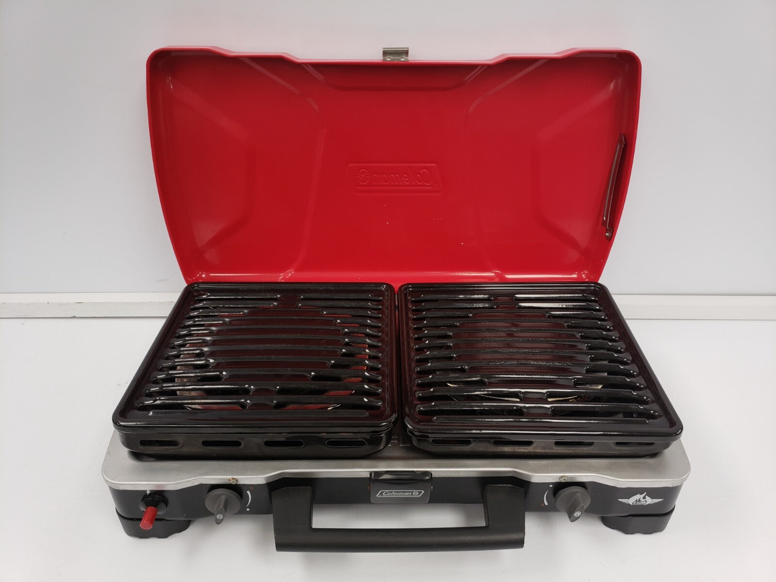 Coleman 5497 Series Hyper Flame Triton Camping Stove - Portable Gas Stove for Outdoor Cooking, Hiking & Backpacking | Perfect for Camping Trips, Picnics & Emergency Preparedness