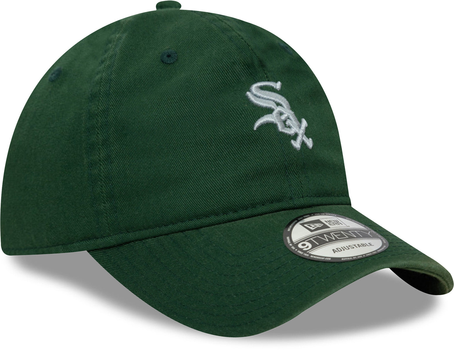 Chicago White Sox New Era 9Twenty Midi League Essential Green Baseball Cap - Official MLB Team Hat for Men & Women - Perfect for Baseball Games, Sports Fans & Casual Wear