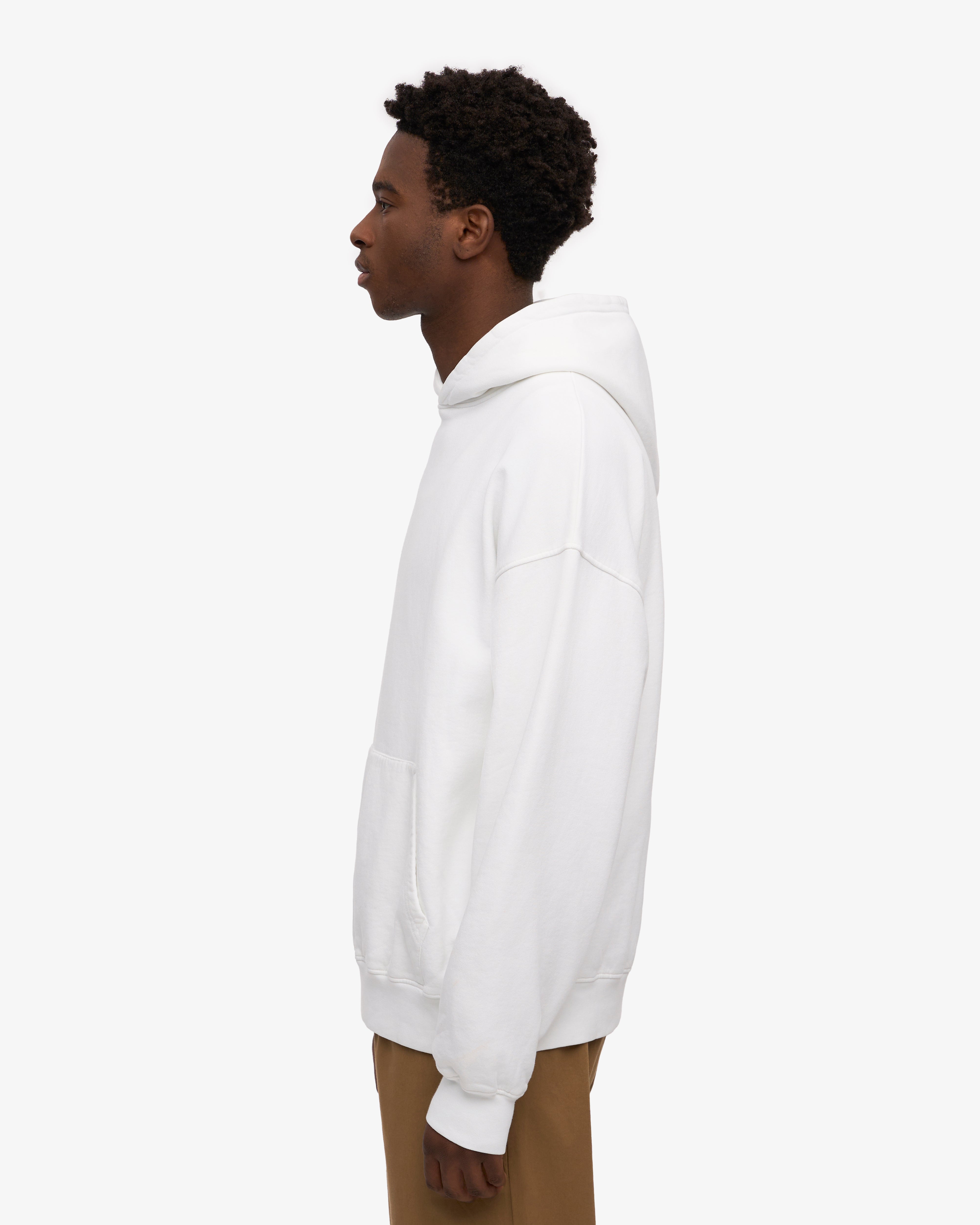 Organic Oversized Hoodie - Soft & Comfortable Unisex Pullover Sweatshirt | Optical White | Perfect for Casual Wear, Lounge & Outdoor Activities
