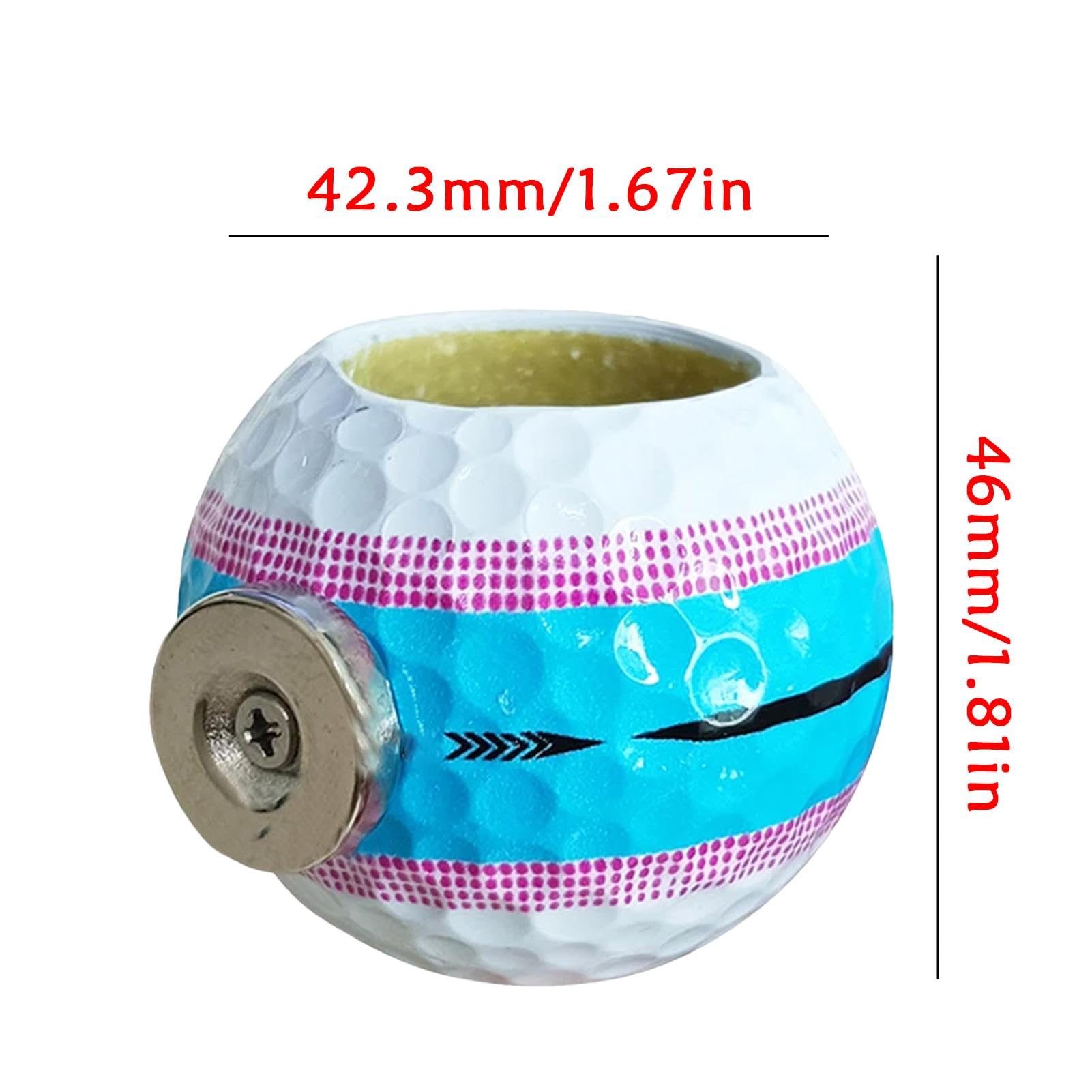Magnetic Golf Ball Cigarette Holder - Portable & Durable Golf Cart Accessory for Men - Perfect for Golfers Who Smoke on the Course