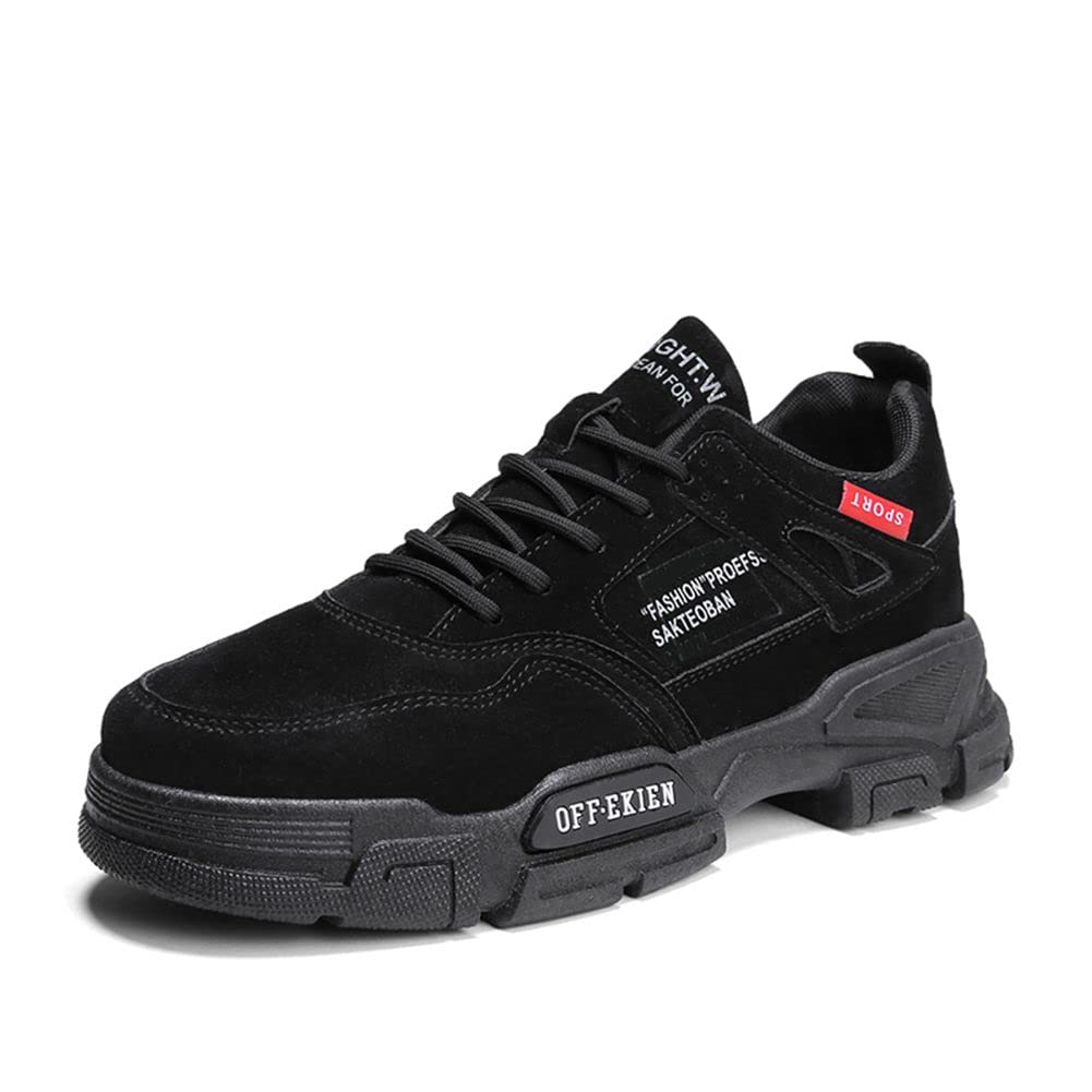 MAUGELY Men's Retro Casual Sneakers - Breathable Comfort Walking Shoes for Men | Vintage Style Fashion Footwear for Daily Wear, Work & Travel