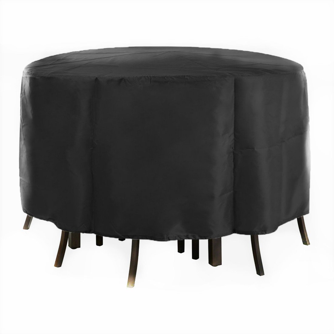 Waterproof Round Table and Chair Set Patio Cover - Outdoor Furniture Protector for Small Bistro Sets | All-Weather Protection for Patio, Garden & Backyard Use