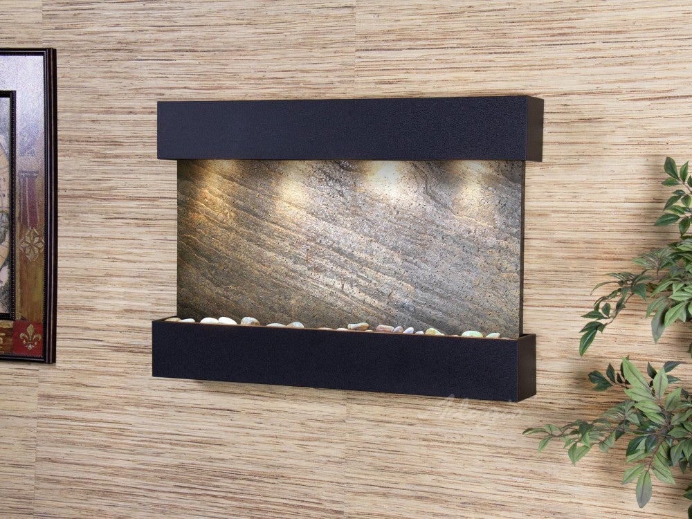 Adagio Reflection Creek Textured Black Green Featherstone RCS1712 - Premium Decorative Stone for Landscaping, Garden Pathways & Zen Gardens