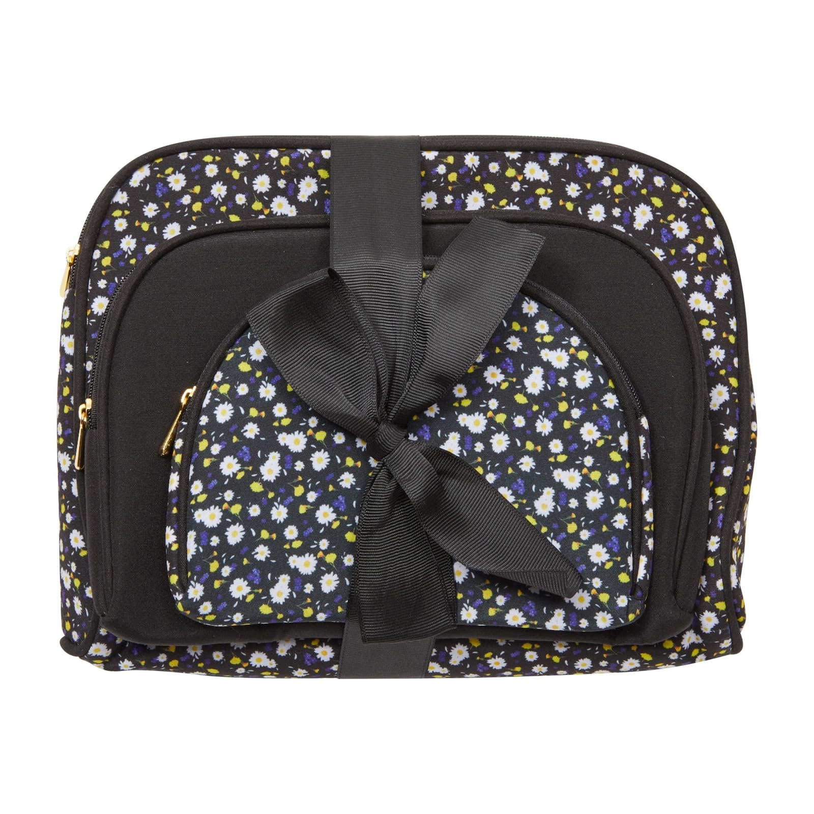 3-Piece Daisy Makeup Bag Set for Women - Waterproof Cosmetic Travel Pouch & Toiletry Organizer - Perfect for Travel, Gym, and Daily Beauty Storage