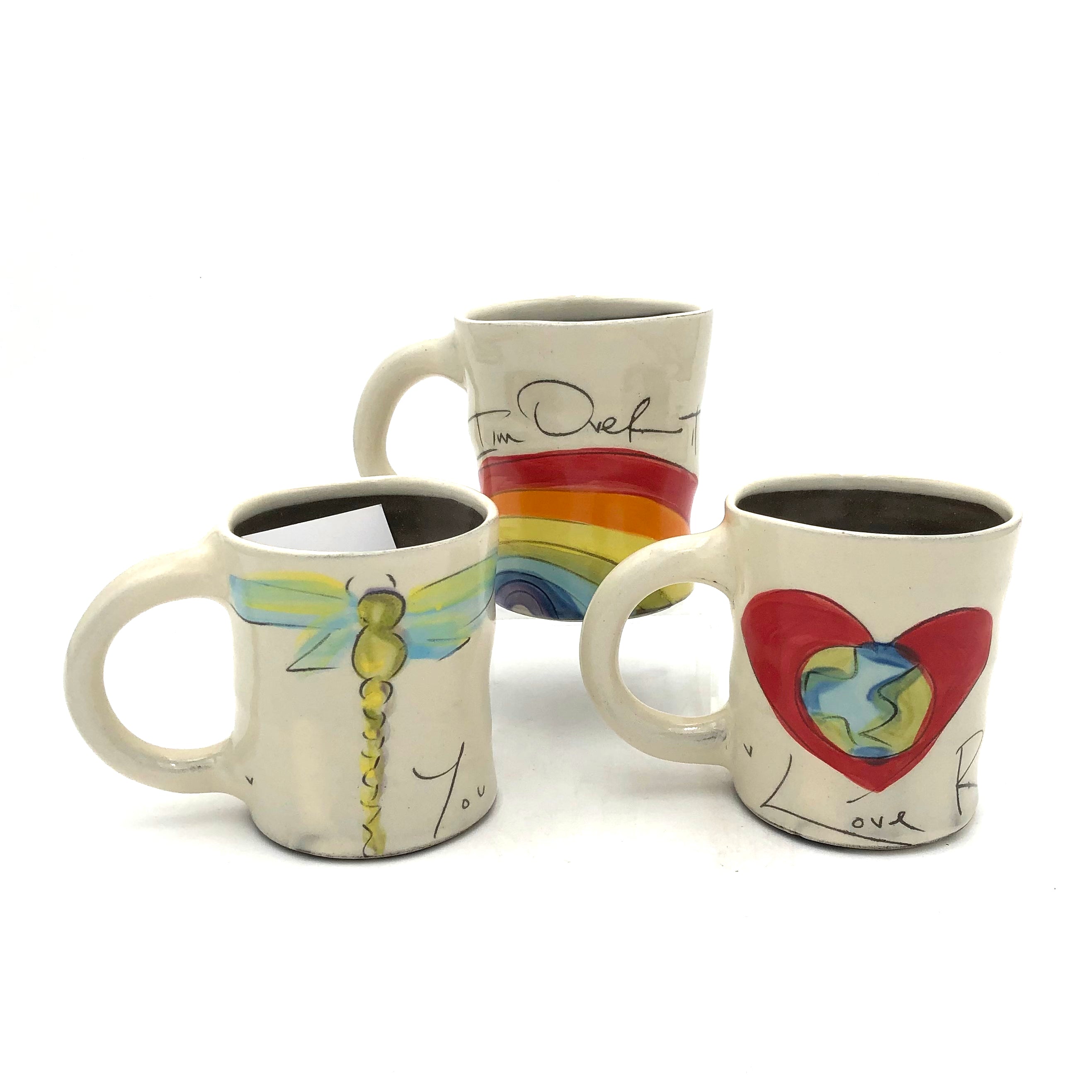 Handmade Ceramic Mugs by ZPOTS & Vnoelle - Unique Assorted Designs for Coffee, Tea & Home Decor - Perfect for Gifts, Kitchen & Cozy Cafes