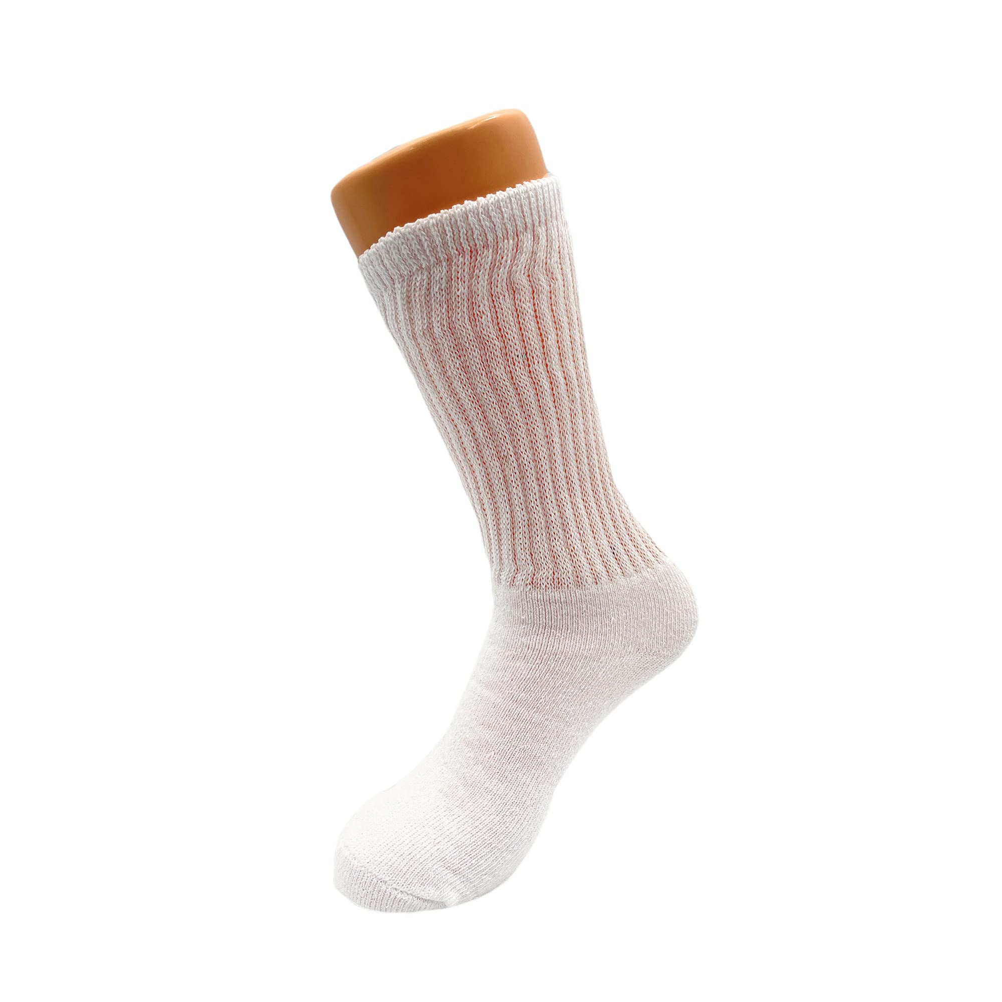 Premium American-Made Women's Cotton Mid-Calf Crew Socks - 3-Pack Cushioned Comfort for Work, Hiking & Everyday Wear