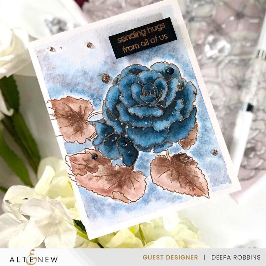 Frilly Begonia Die Set for Scrapbooking & Card Making - Perfect for DIY Garden-Themed Crafts & Paper Projects