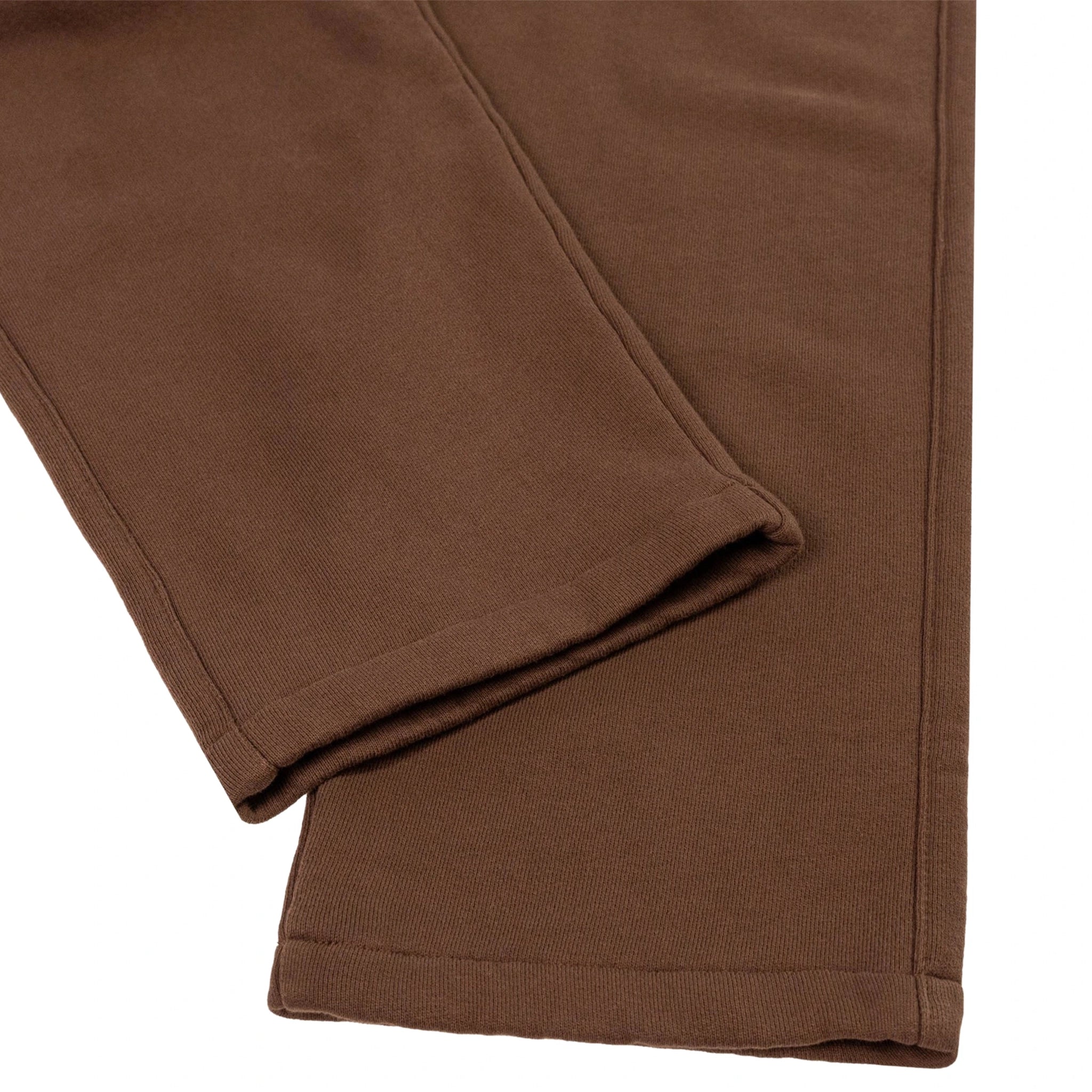 Eric Emanuel EE Basic Brown White Sweatpants for Men - Comfortable Casual Joggers with Elastic Waistband - Perfect for Lounge, Gym, and Streetwear Fashion
