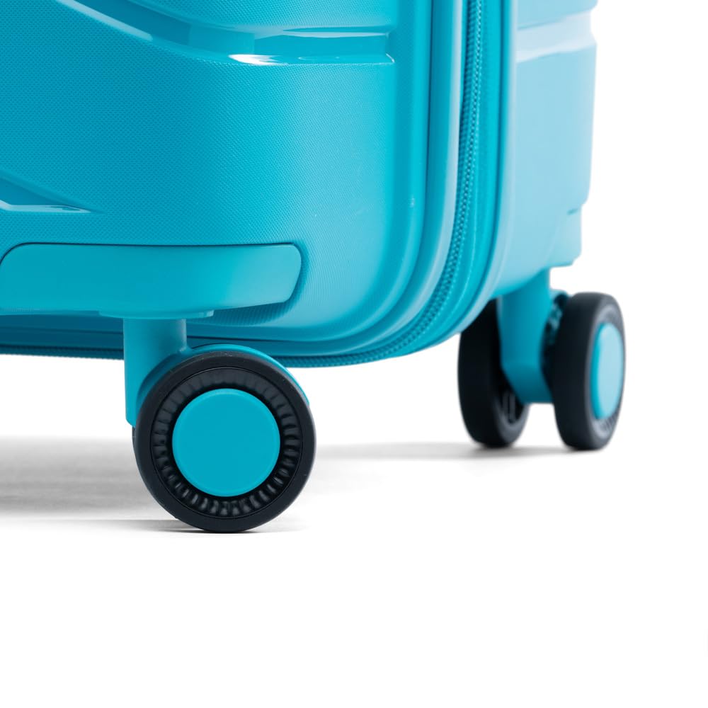 Expandable Hardside Spinner Luggage - Medium to Large Convertible Checked Suitcase for Travel, Business Trips & Vacations | Durable & Lightweight