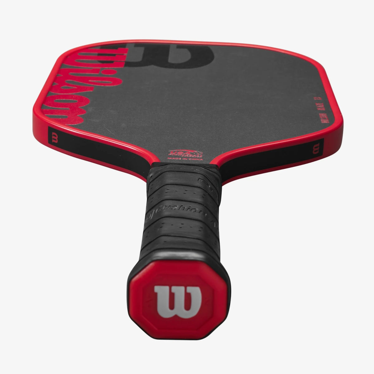 Wilson Blaze 13 Pickleball Paddle - Premium Carbon Fiber Face with Cushion Grip (Black/Red) - Perfect for Competitive Play & Recreational Games