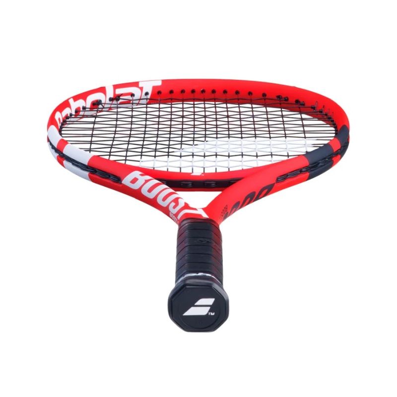 Babolat Boost Strike Tennis Racket - Red & White | Lightweight & Durable for Beginners & Intermediate Players | Perfect for Training, Matches & Recreational Play