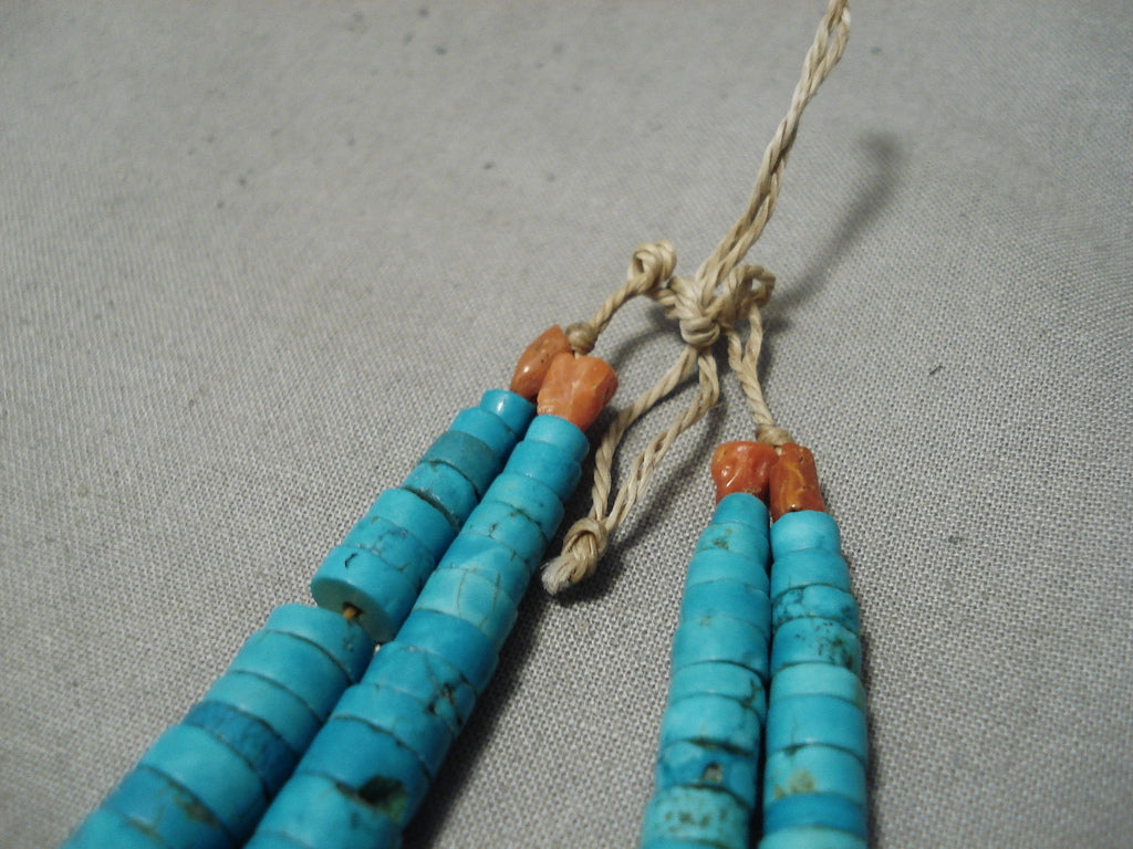 Vintage Native American Navajo Spiderweb Turquoise Jacla Pendant - Handmade Sterling Silver Jewelry for Women, Boho Chic Necklace for Everyday Wear & Special Occasions