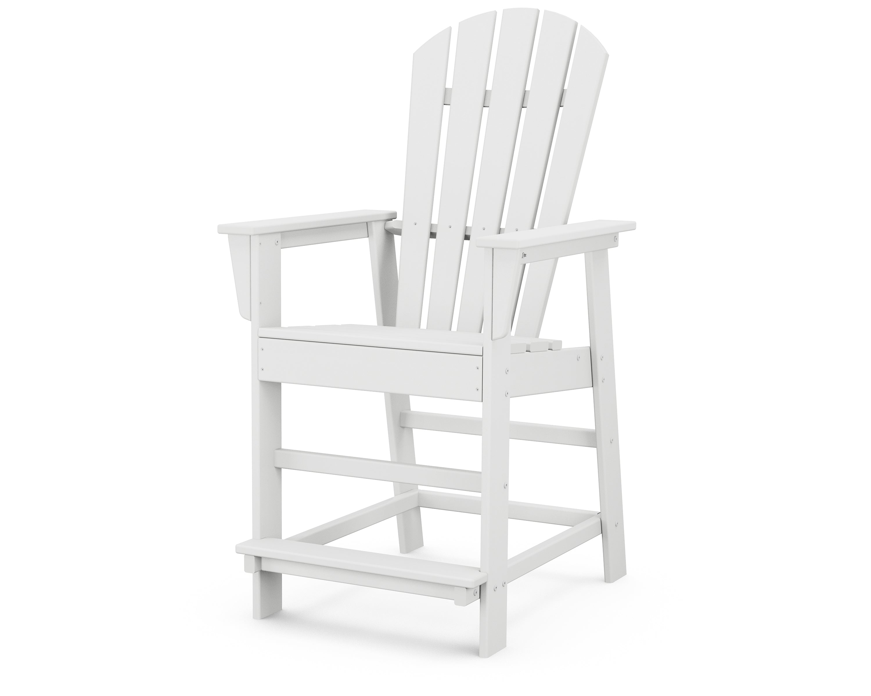 POLYWOOD South Beach Counter Height Chair - Durable Outdoor Bar Stool for Patio, Deck, or Kitchen - Weather-Resistant & Eco-Friendly Recycled Plastic - Perfect for Dining, Entertaining, or Relaxing