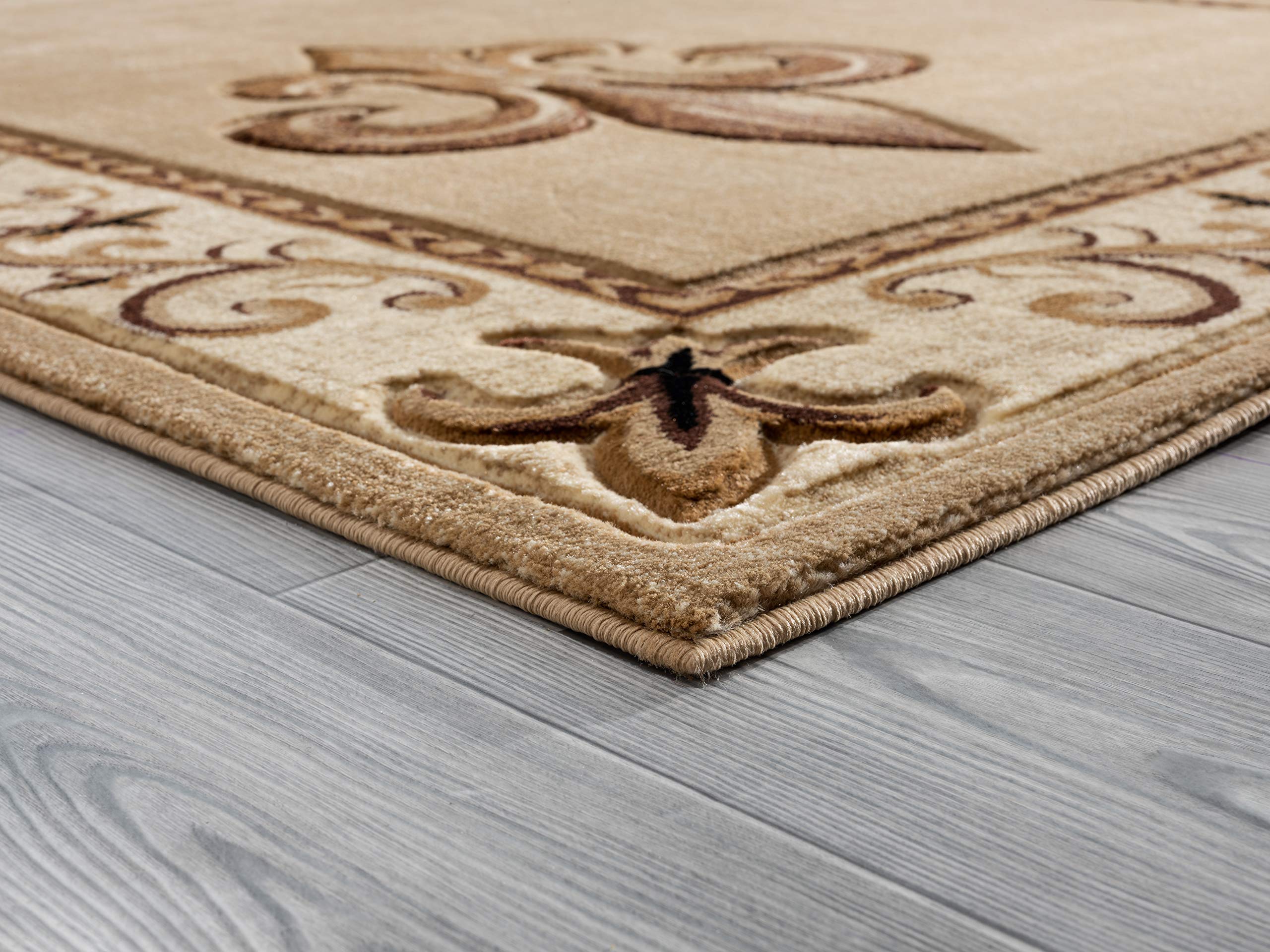 United Weavers of America Bristol Lilium Beige Round Area Rug 7'10