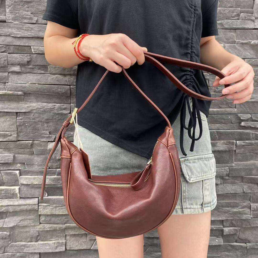 Crescent Moon Crossbody Bag for Women - Stylish & Lightweight Shoulder Purse - Perfect for Travel, Shopping & Everyday Use