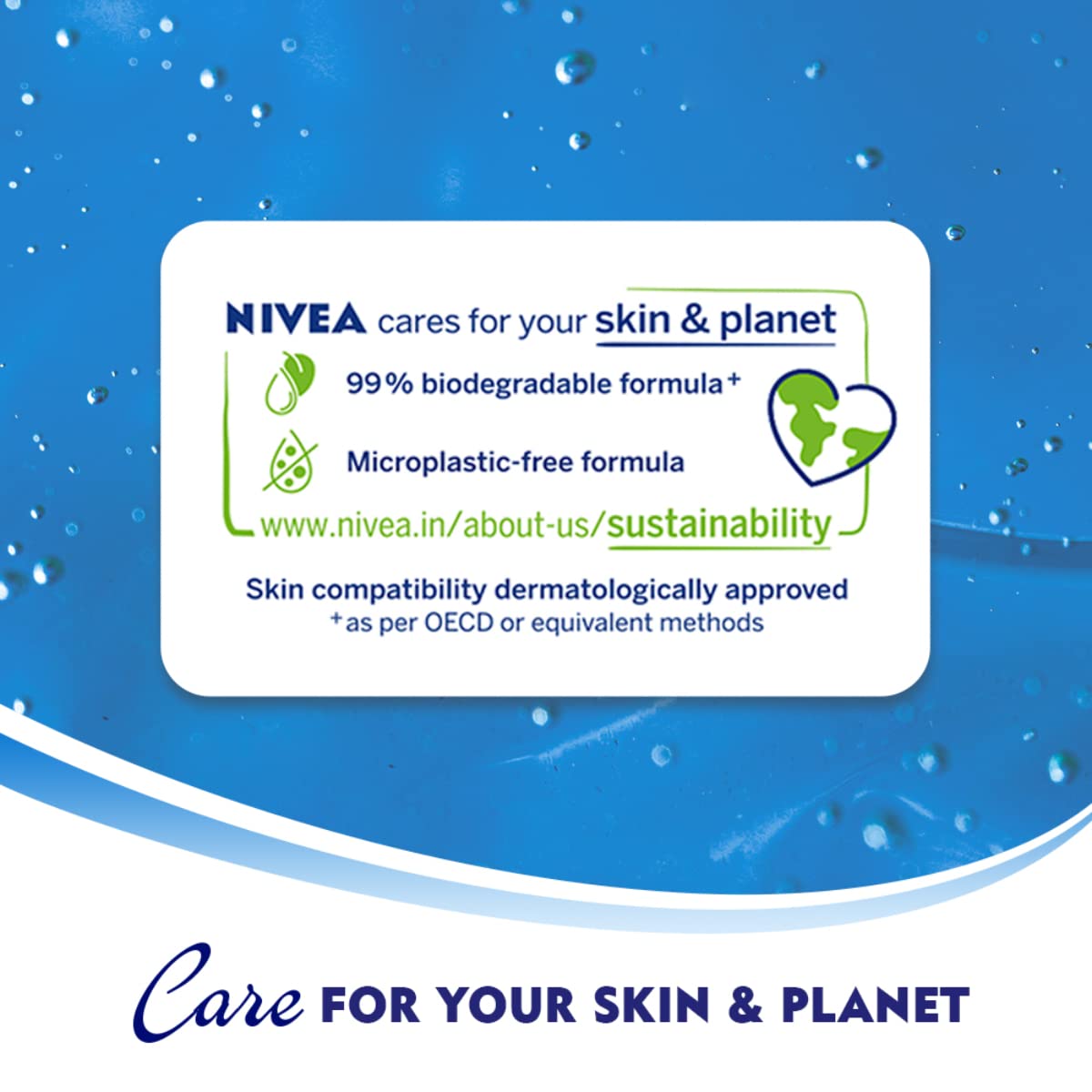 NIVEA Fresh Pure 125ml Body Wash & Shower Gel with Sea Minerals & Care Oil | Glycerin Enriched for Soft, Hydrated Skin | Microplastic Free | Clean & Healthy Skin Care | Perfect for Daily Shower & Summer Refreshment