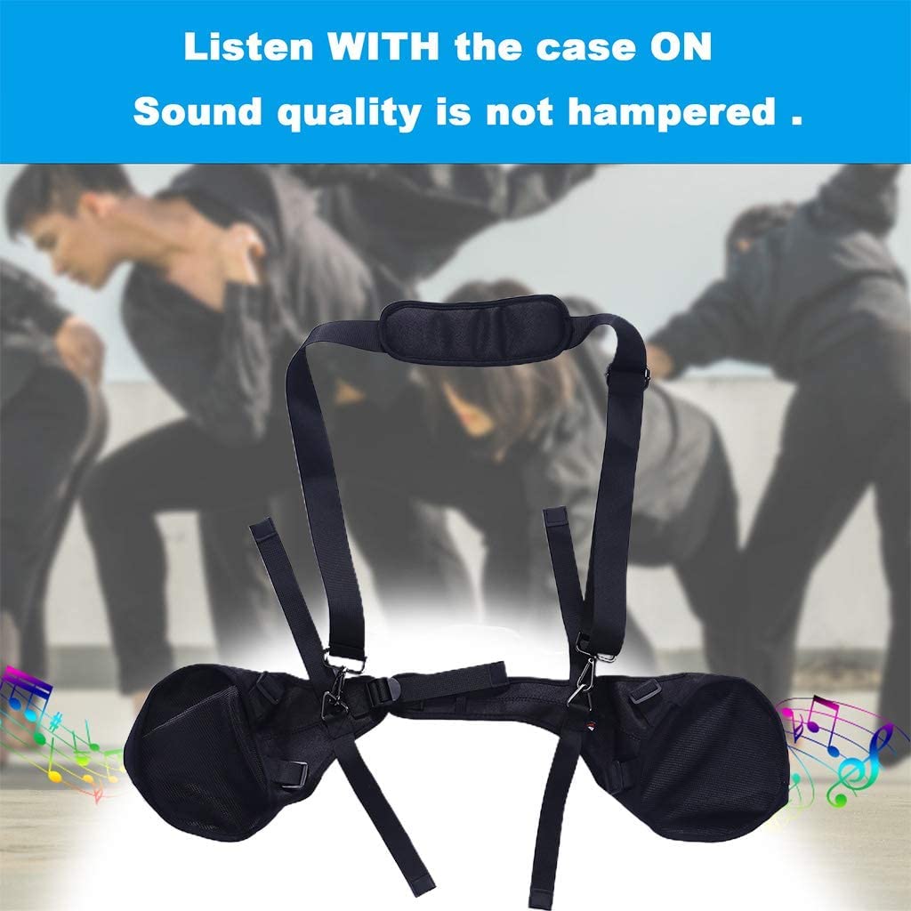 Waterproof Shoulder Strap for JBL Boombox & Boombox 2 - Travel Carrying Strap with Side Covers - Portable Bluetooth Speaker Accessory for Outdoor, Beach, Camping & Parties