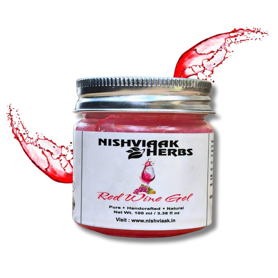 Nishviaak™ Red Wine Anti-Aging Face Gel - Hydrating & Firming Skincare for Women, Perfect for Night Routine & Spa Days