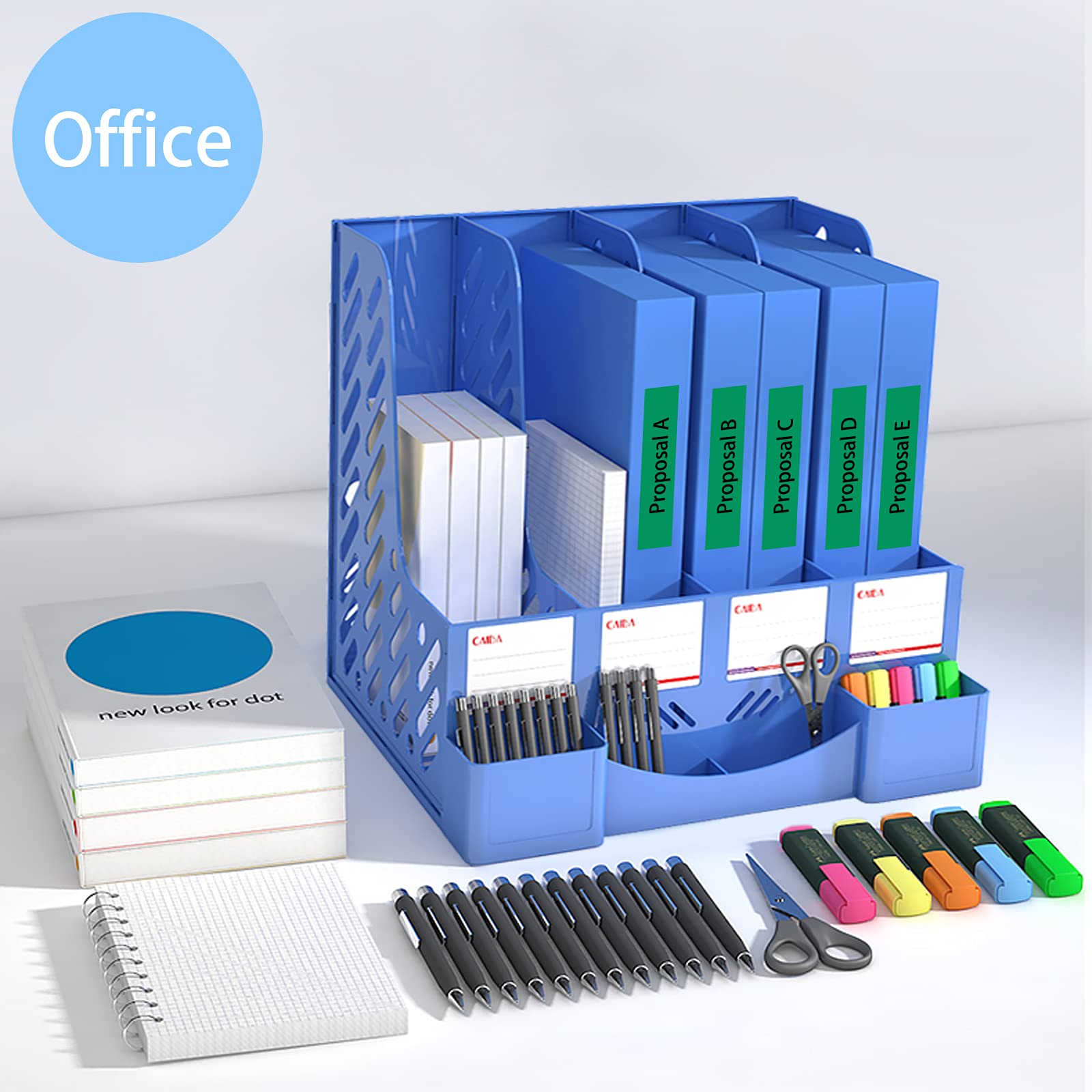 GREENCYCLE Compatible Dymo LT 91334 (S0721640) Label Tape Refills - 12mm (1/2