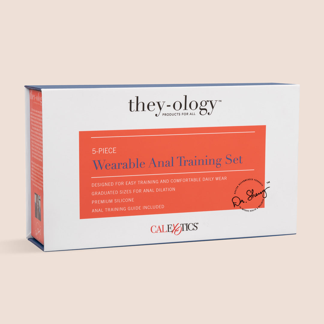 They ology™ 5-Piece Wearable Anal Training Kit with Flexible Probe - Beginner to Advanced Anal Play Set for Couples & Solo Use - Perfect for Sensual Exploration & Pleasure Enhancement