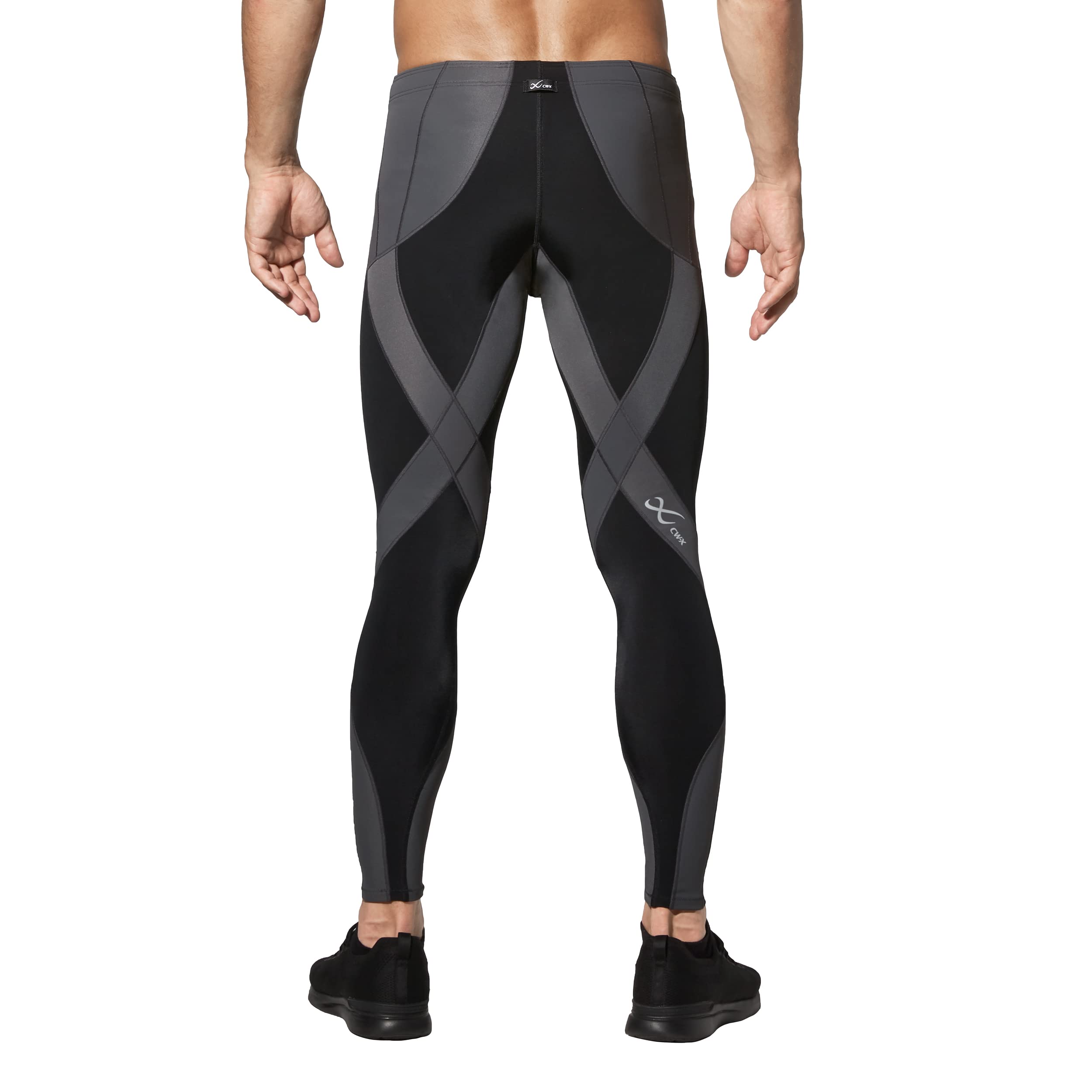 CW-X Men's Endurance Generator Compression Tights - Joint & Muscle Support Running Pants for High Performance Workouts | Ideal for Marathon Training, Gym Sessions & Outdoor Activities