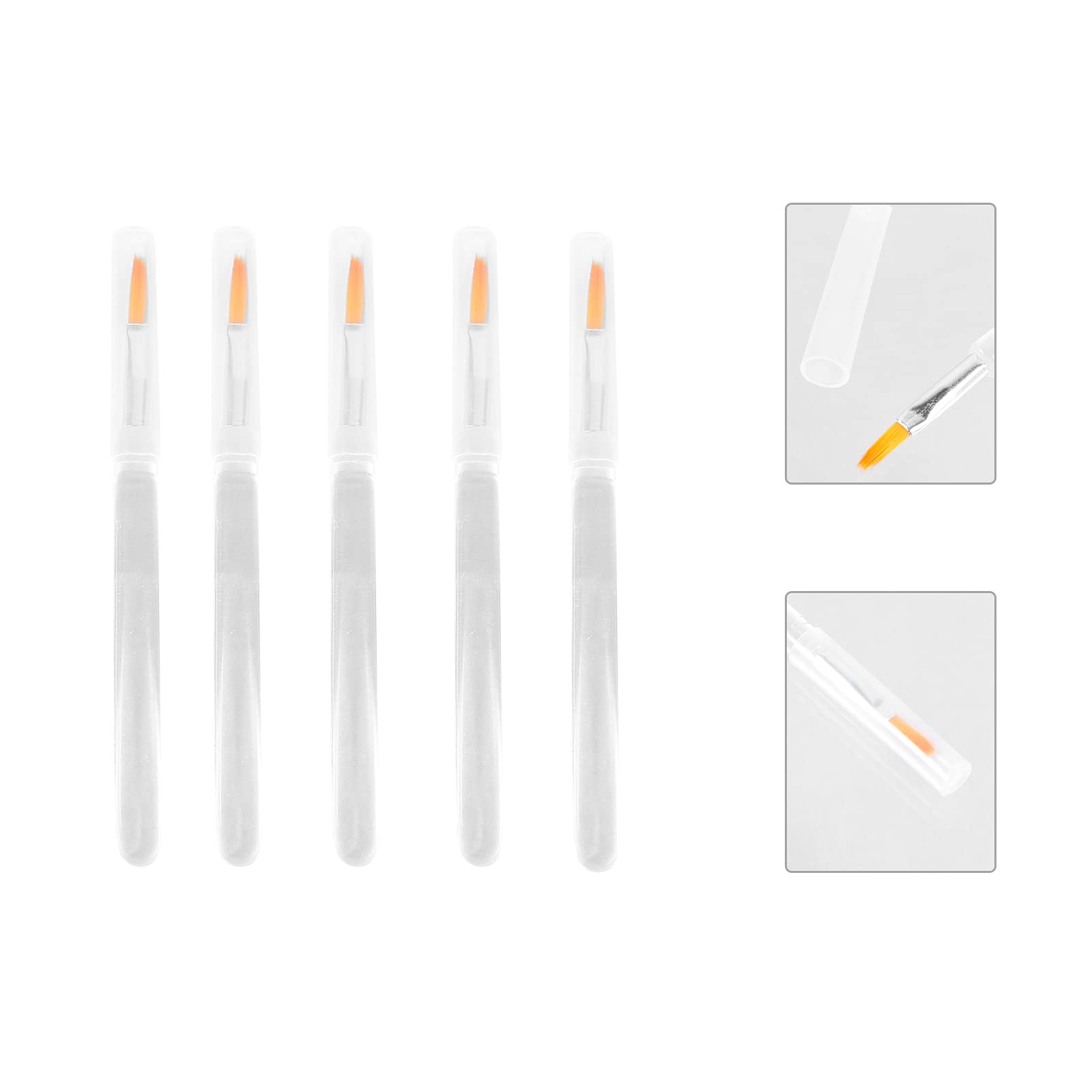 SOLUSTRE 20pcs Disposable Lipstick Applicators - Hygienic Makeup Tools for Lip Gloss, Lipstick & Balm Application - Perfect for Salons, Makeup Artists & Personal Use