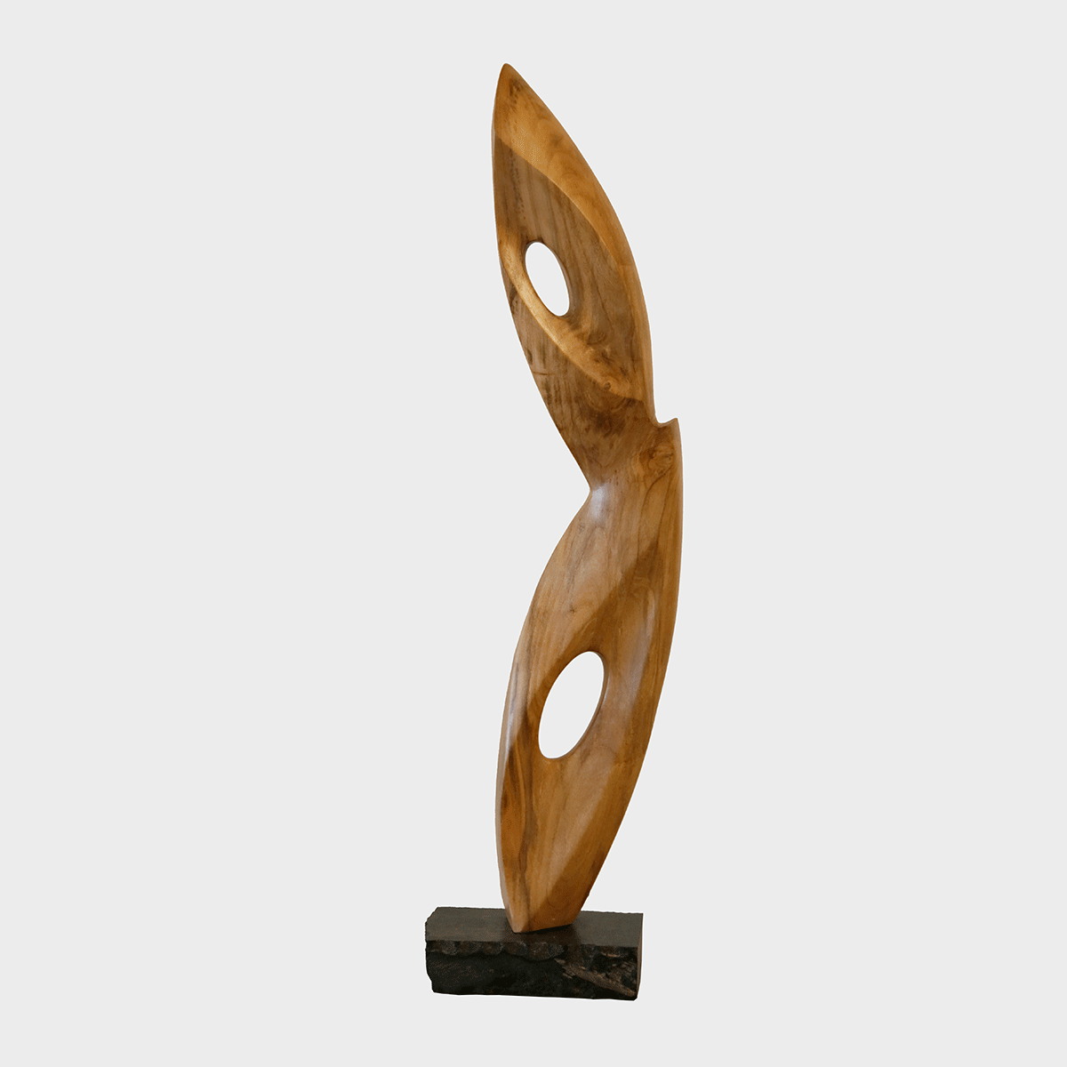 Handmade Reverse Wooden Shelf Sculpture - Unique Wall Decor for Living Room, Bedroom & Office