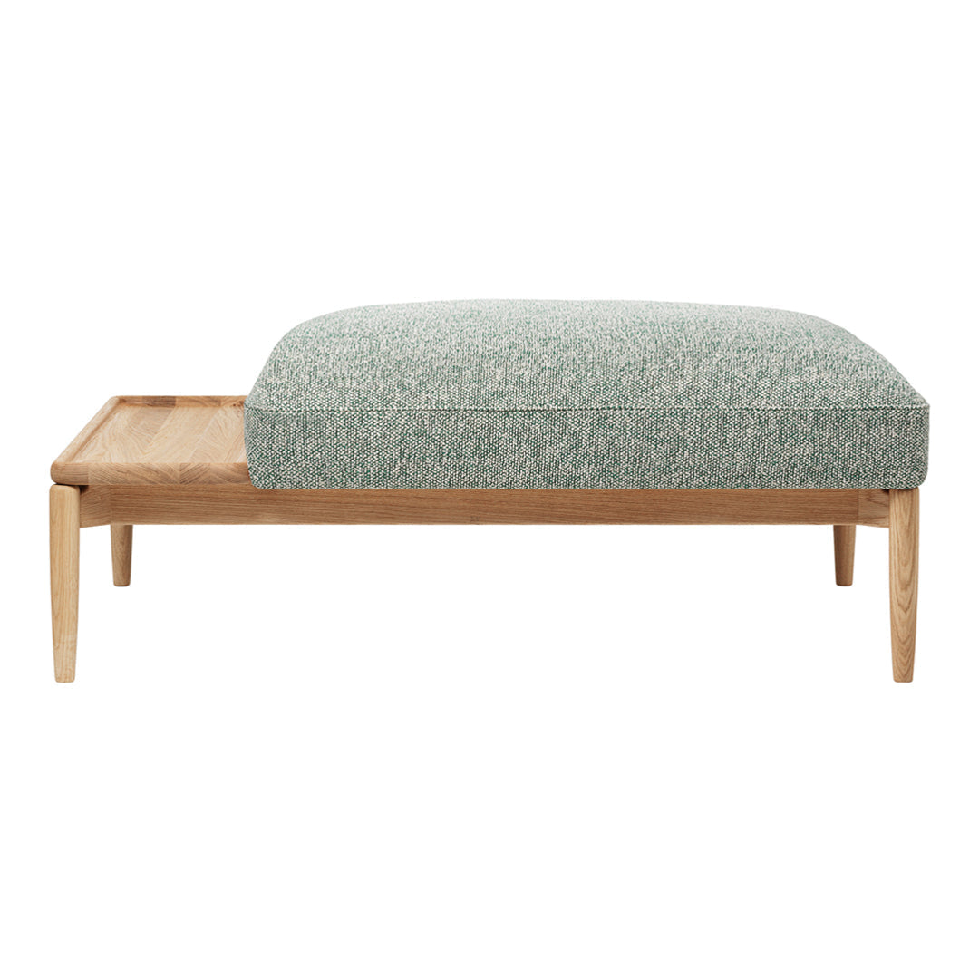 E350 Embrace Footstool with Table Section - Adjustable Ottoman with Storage for Living Room, Bedroom & Office - Perfect for Relaxing, Reading & Working