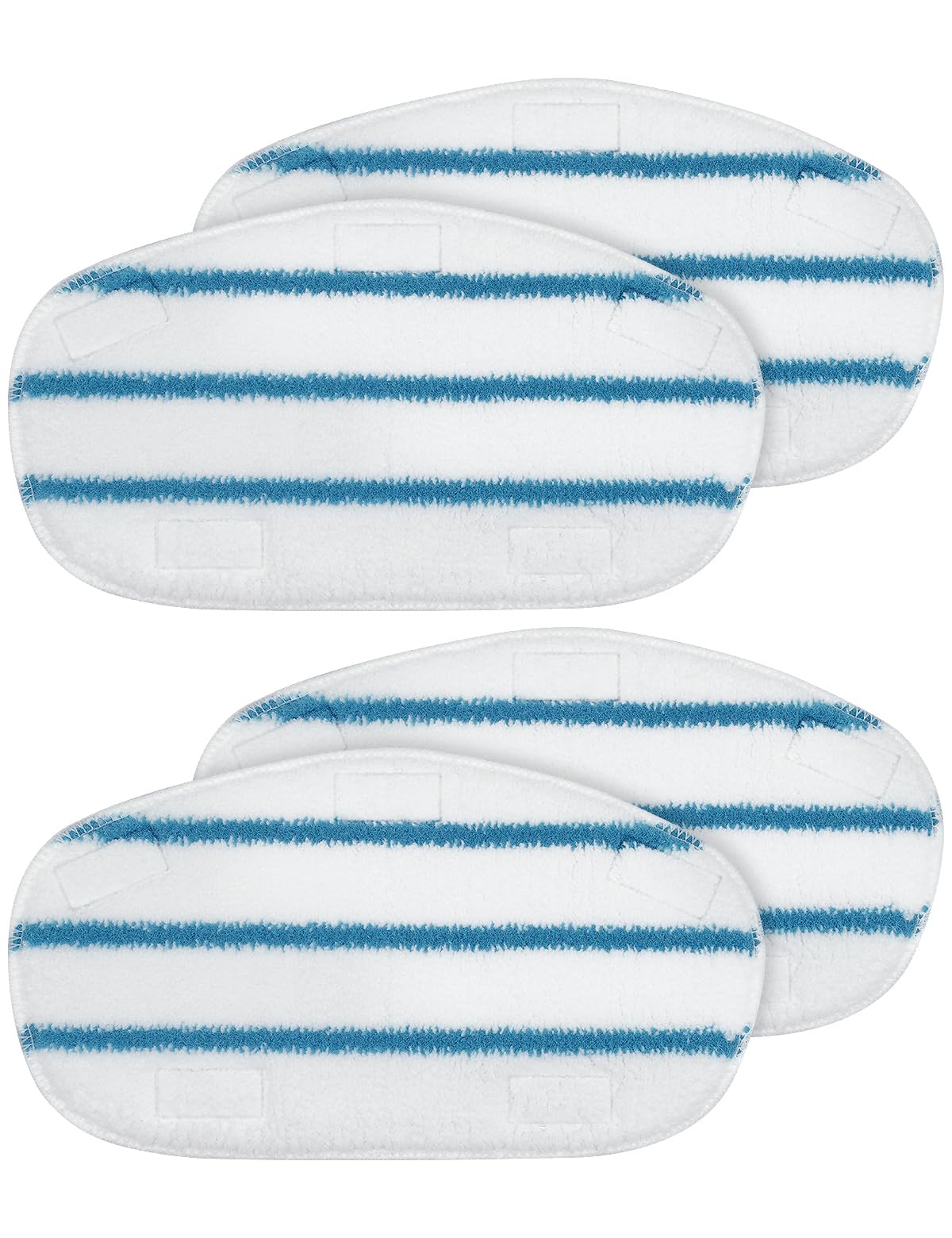 PurSteam ThermaPro 10-in-1 & 211 Steam Mop Replacement Pads - Washable & Reusable Microfiber Cleaning Pads for Steam Mop Cleaners - Perfect for Hardwood, Tile & Laminate Floor Cleaning