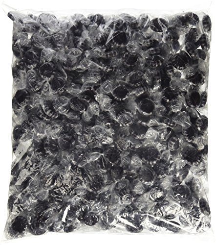 5 Lb Bulk Bag Licorice Starlight Mints Candy by Primrose Candy Company - Perfect for Party Favors, Office Treats & Holiday Gift Baskets