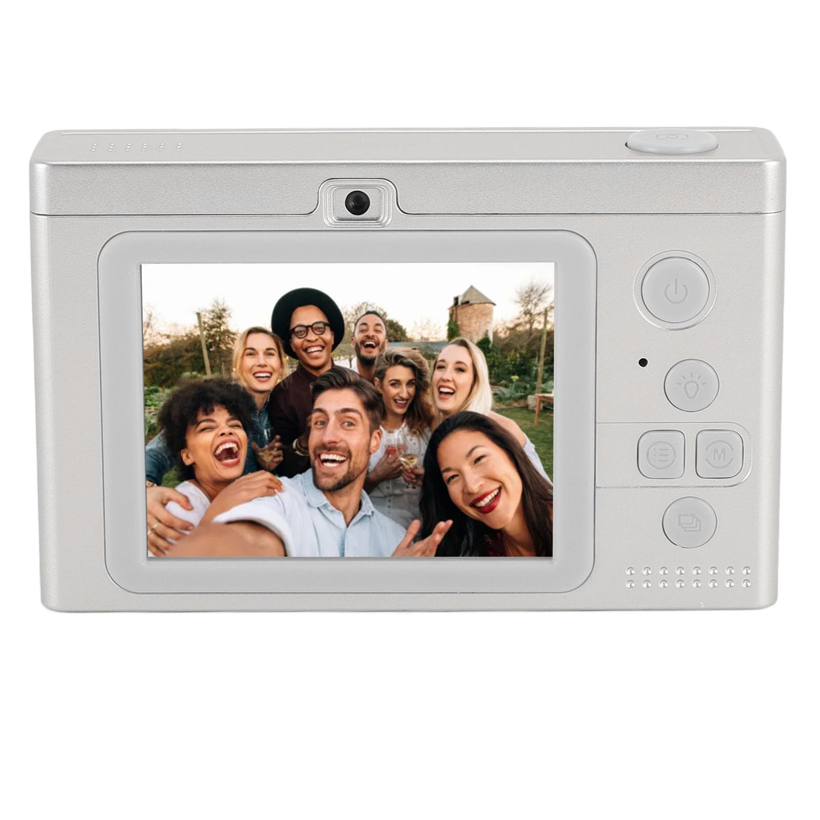 48MP 1080P Digital Camera for Vlogging - 16X Zoom Compact Point and Shoot Camera with 2.4