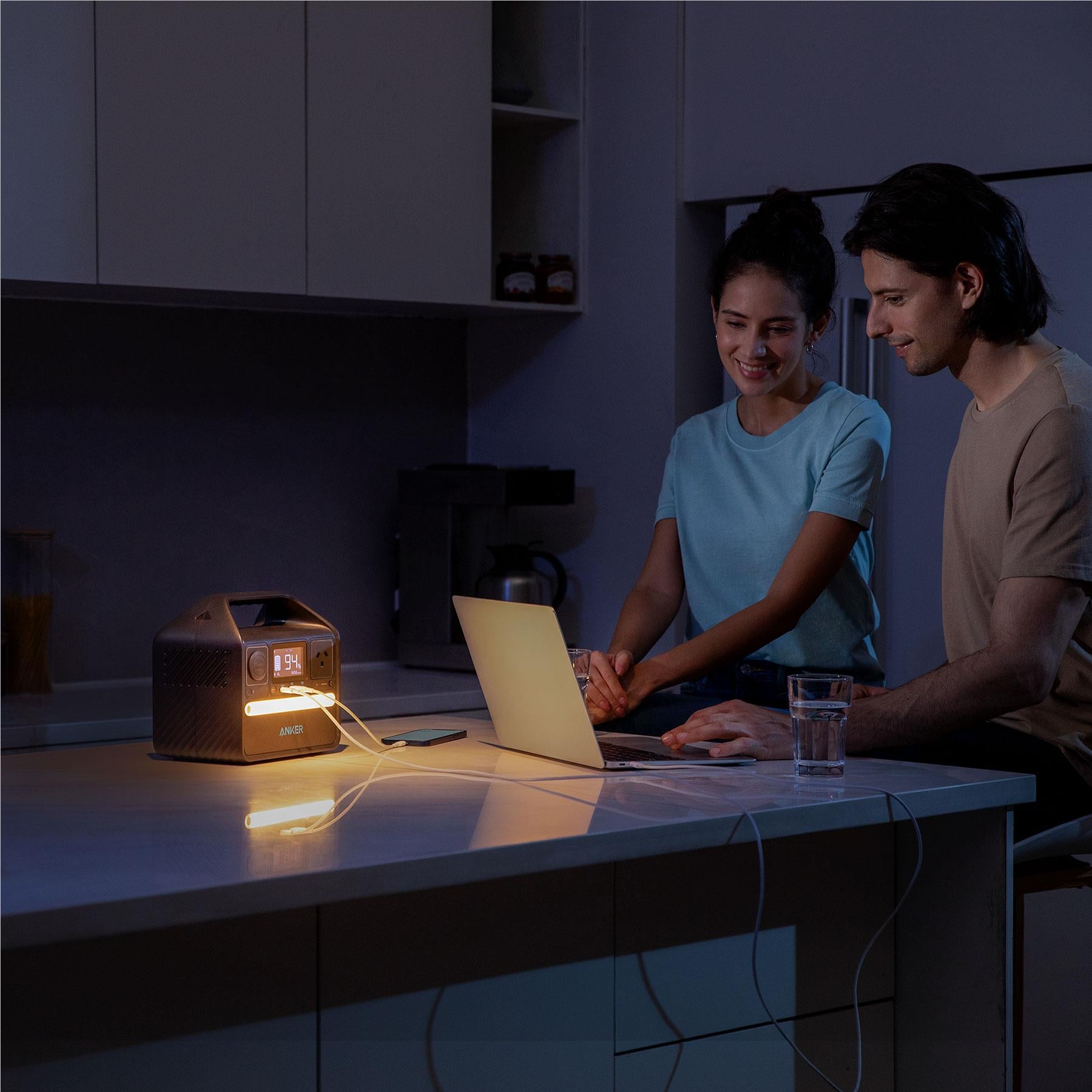 Anker 521 PowerHouse 256WH Portable Power Station - Solar Generator for Camping, Emergencies & Outdoor Adventures - Compact Backup Battery for Phones, Laptops & Small Appliances