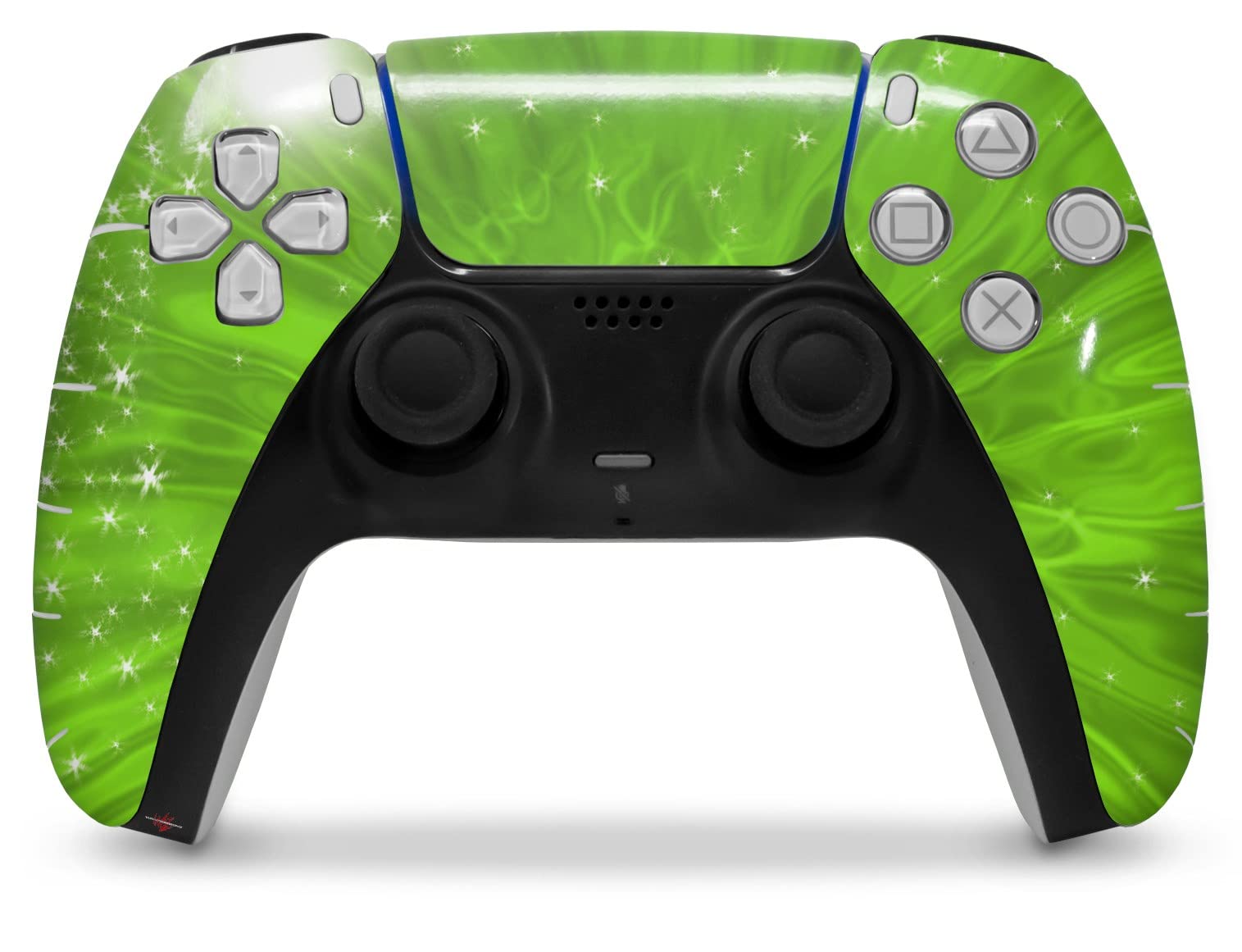 PS5 DualSense Controller Skin Wrap - Stardust Green for Gaming Protection
