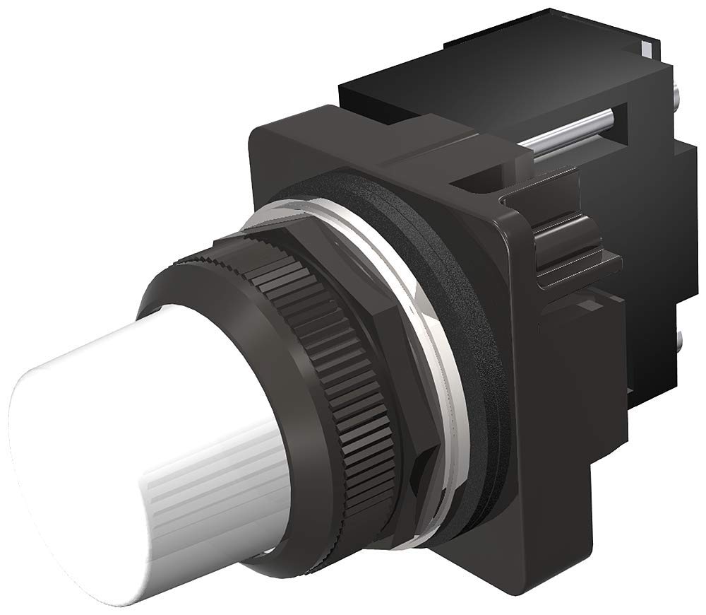 Siemens 52BL5EBXB Pilot Light Complete - 30mm LED Indicator Light, 120VAC Voltage, Pressure Plate Terminal Connection for Industrial Control Panels & Machinery