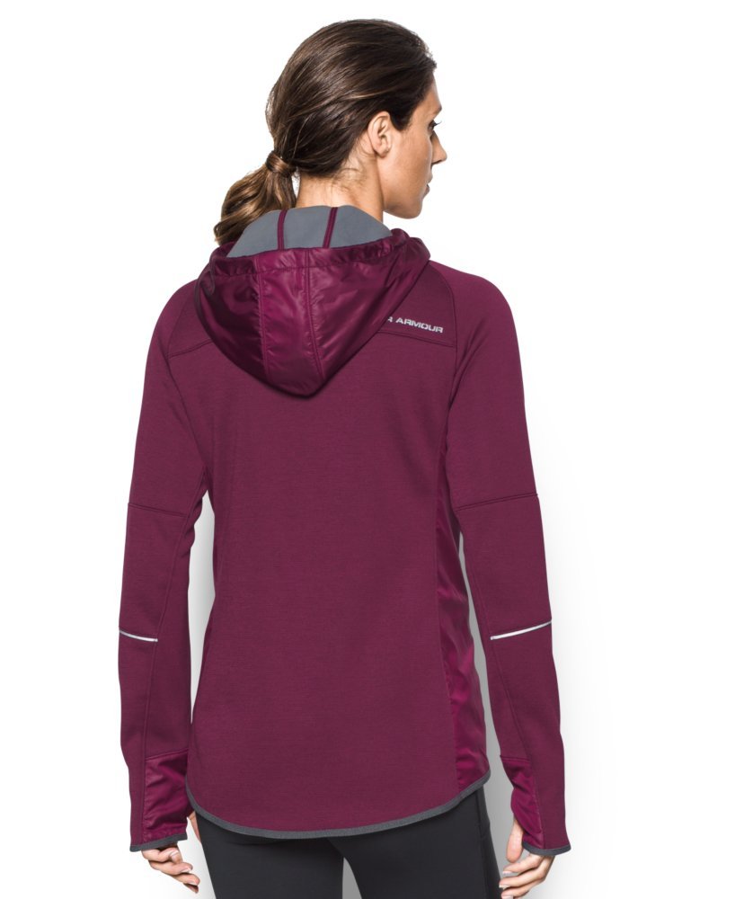 Under Armour Women's Storm Swacket FZ Waterproof Windproof Jacket - Lightweight Hooded Raincoat for Running, Hiking & Outdoor Activities