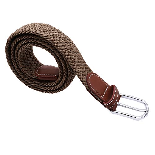 Botreelife Korean Style Canvas Belt - Woven Elastic Waistband with Stylish Pin Buckle for Women & Men | Perfect for Casual Wear, Jeans, Dresses & Outdoor Adventures