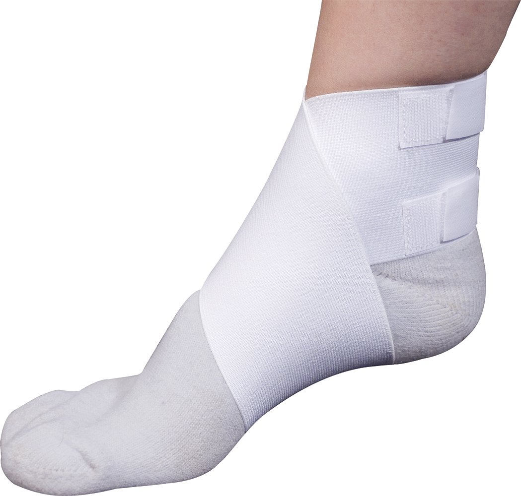 Body Sport Figure 8 Elastic Ankle Brace - Adjustable Support for Sprains & Injuries - Perfect for Running, Basketball & Workout Recovery