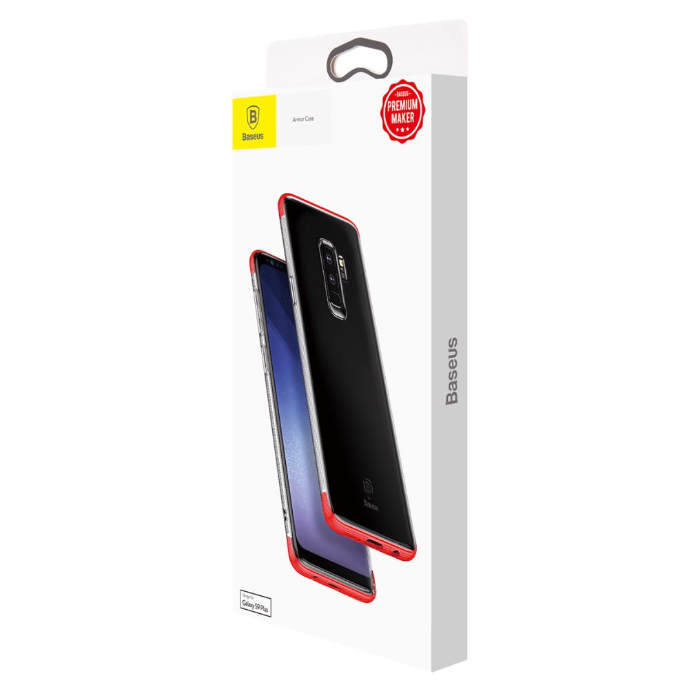 Baseus Armor Case for Samsung Galaxy S9 Plus - Shockproof Protective Cover for Everyday Use & Outdoor Activities
