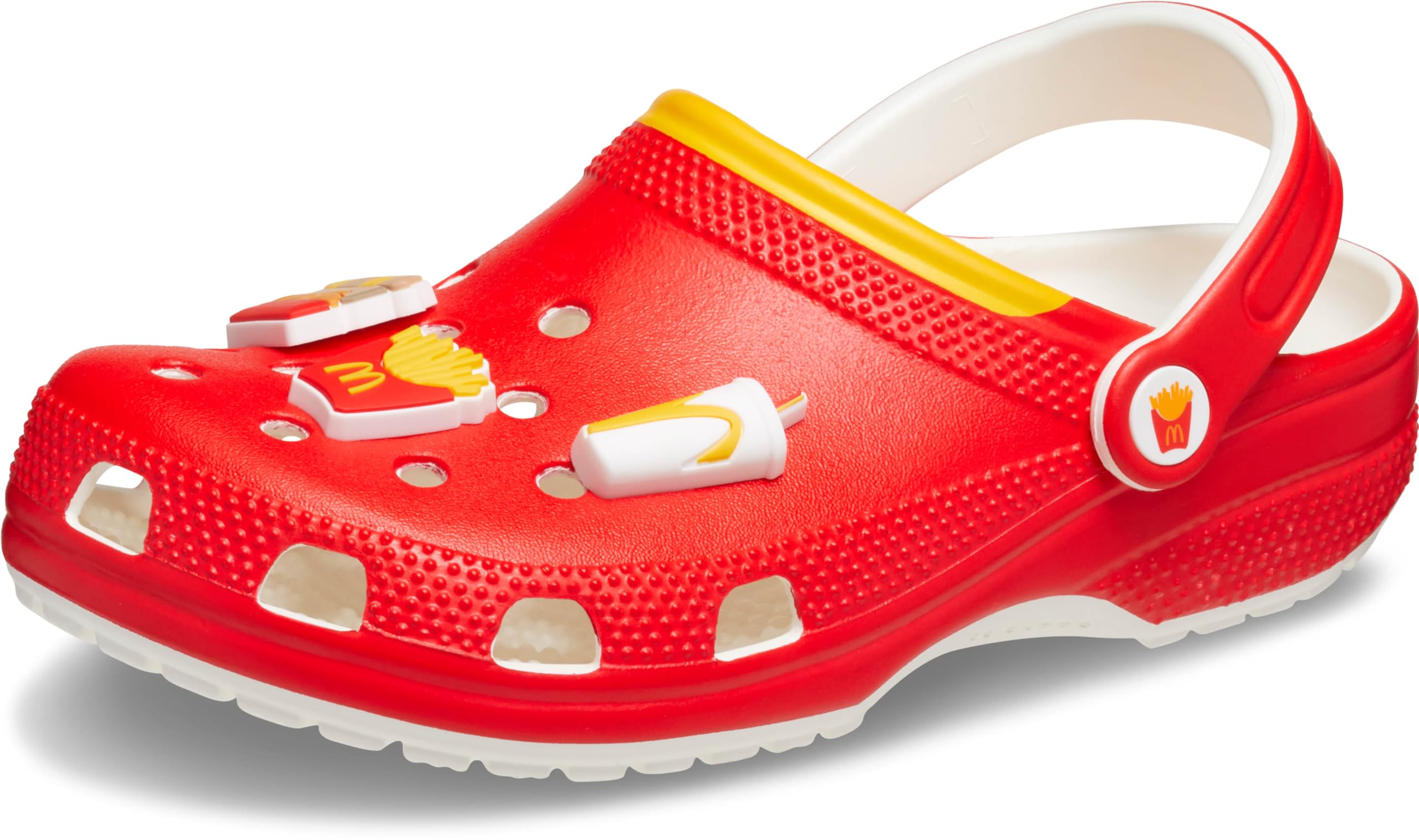 Crocs Unisex-Adult McDonald's X Classic Clog | Comfortable Slip-On Shoes for Men & Women | Perfect for Casual Wear, Work, and Outdoor Activities